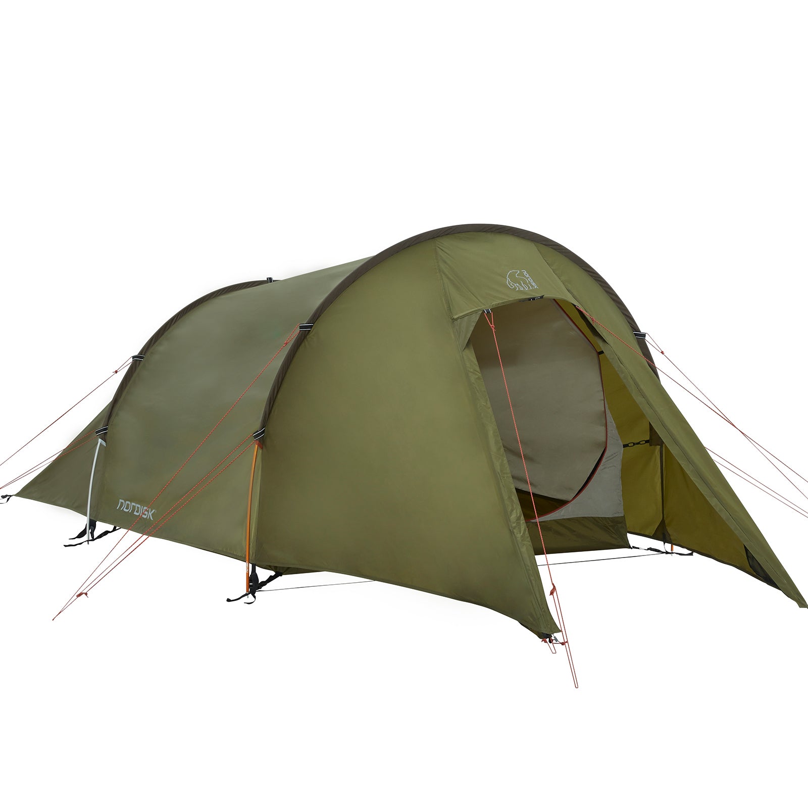 Tente de trekking NORDISK Halland pour 2 personnes, tente tunnel pour vélo, camping, légère