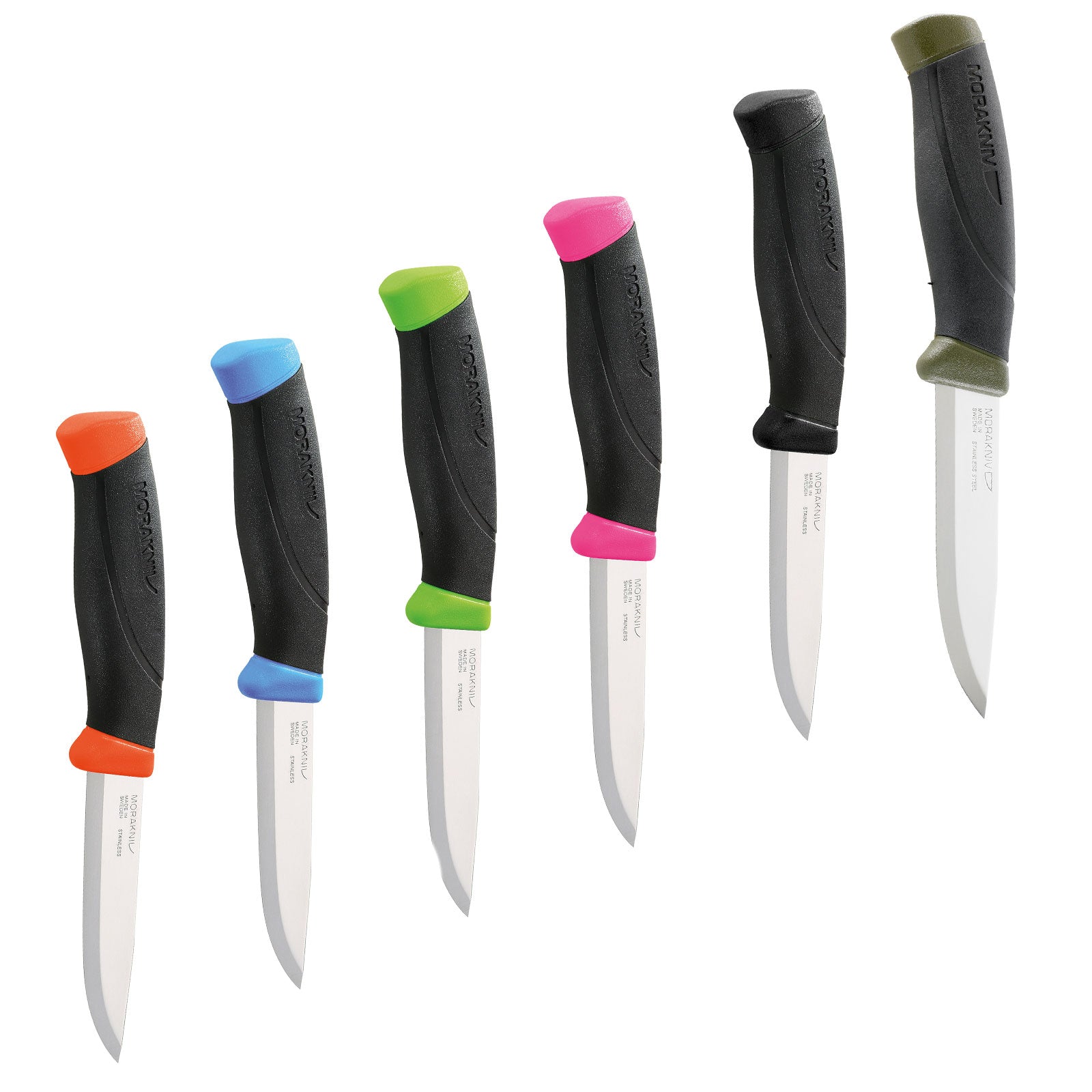 MORA Companion Messer Gürtelmesser Fischmesser Jagdmesser Taschenmesser 6 Farben