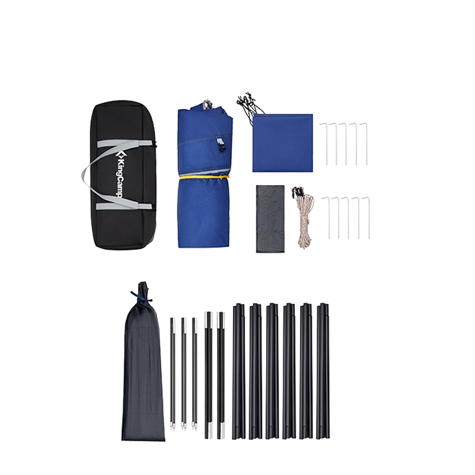 KINGCAMP Douchetent Marasusa II Camping-kleedtent WC-tent voor 2 personen