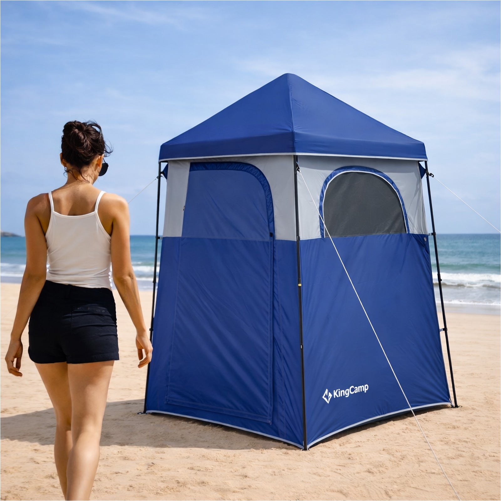 KINGCAMP Duschzelt Marasusa Q Camping Umkleidezelt WC Toiletten Zelt 2 Personen