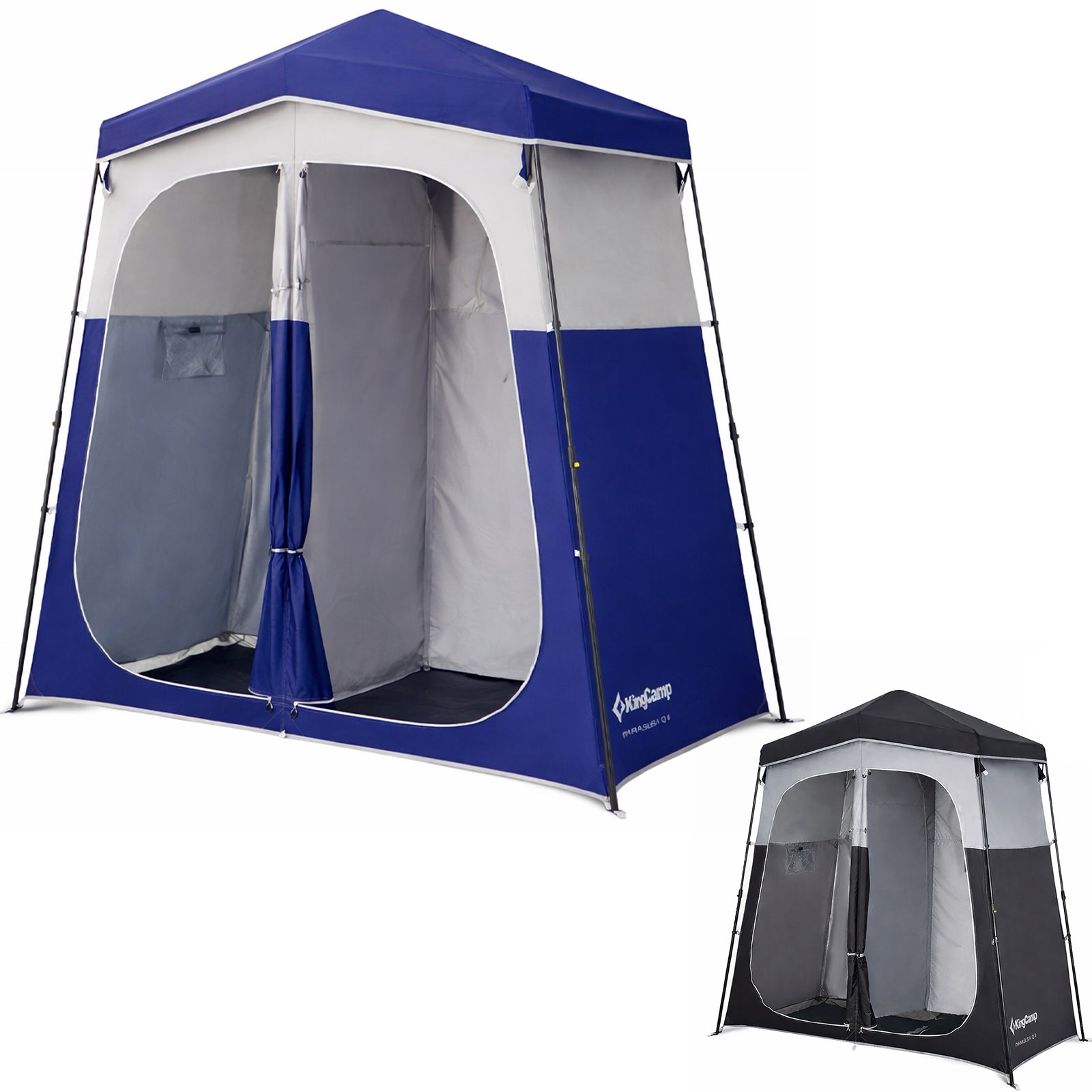 KINGCAMP Duschzelt Marasusa Q Double Camping Umkleidezelt WC Zelt 2 Personen