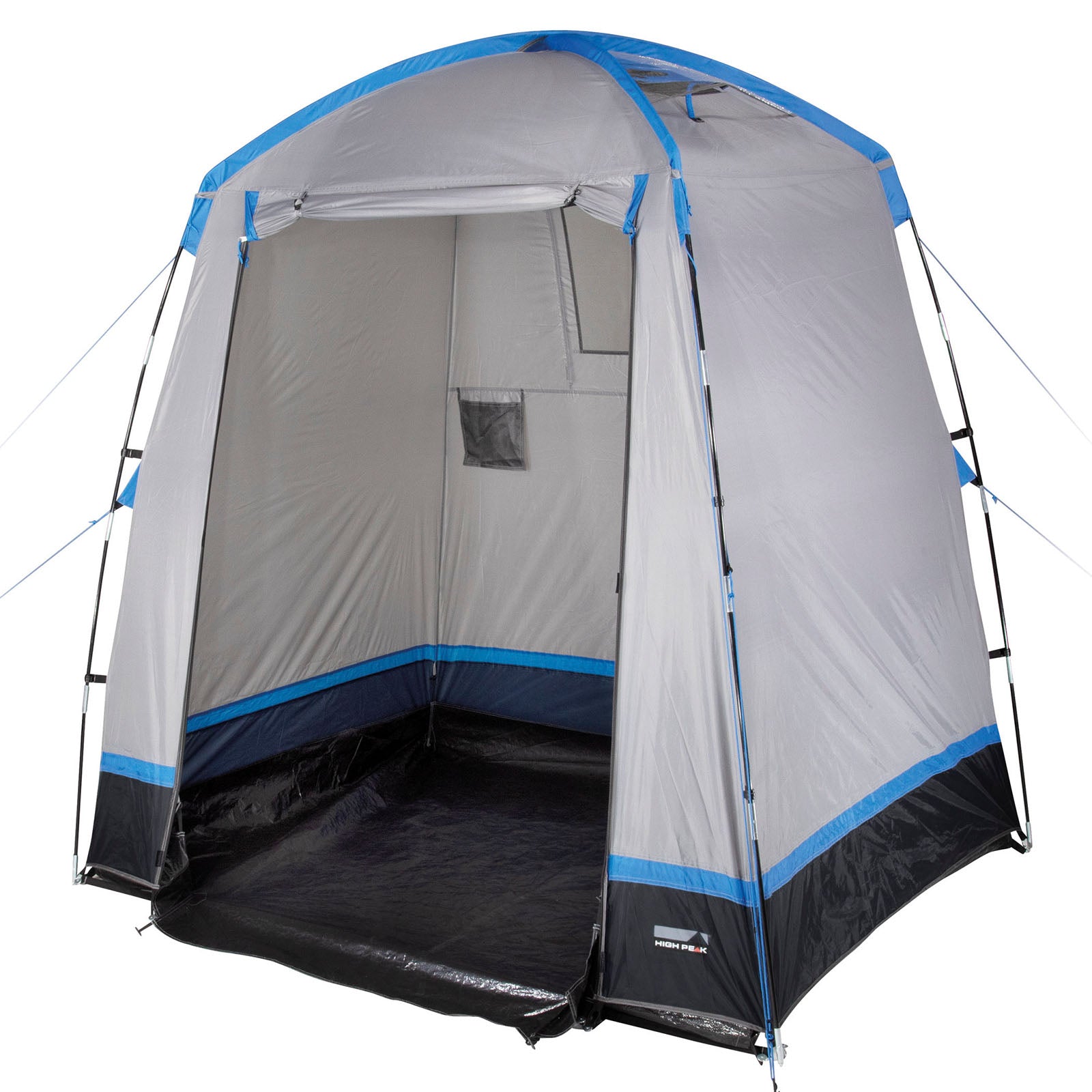 HIGH PEAK Lagerzelt Torbole Camping Küchen Dusch Beistell Fahrrad Zelt Umkleide