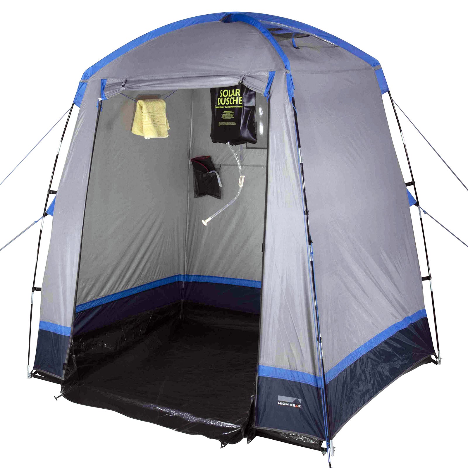 HIGH PEAK Lagerzelt Torbole Camping Küchen Dusch Beistell Fahrrad Zelt Umkleide