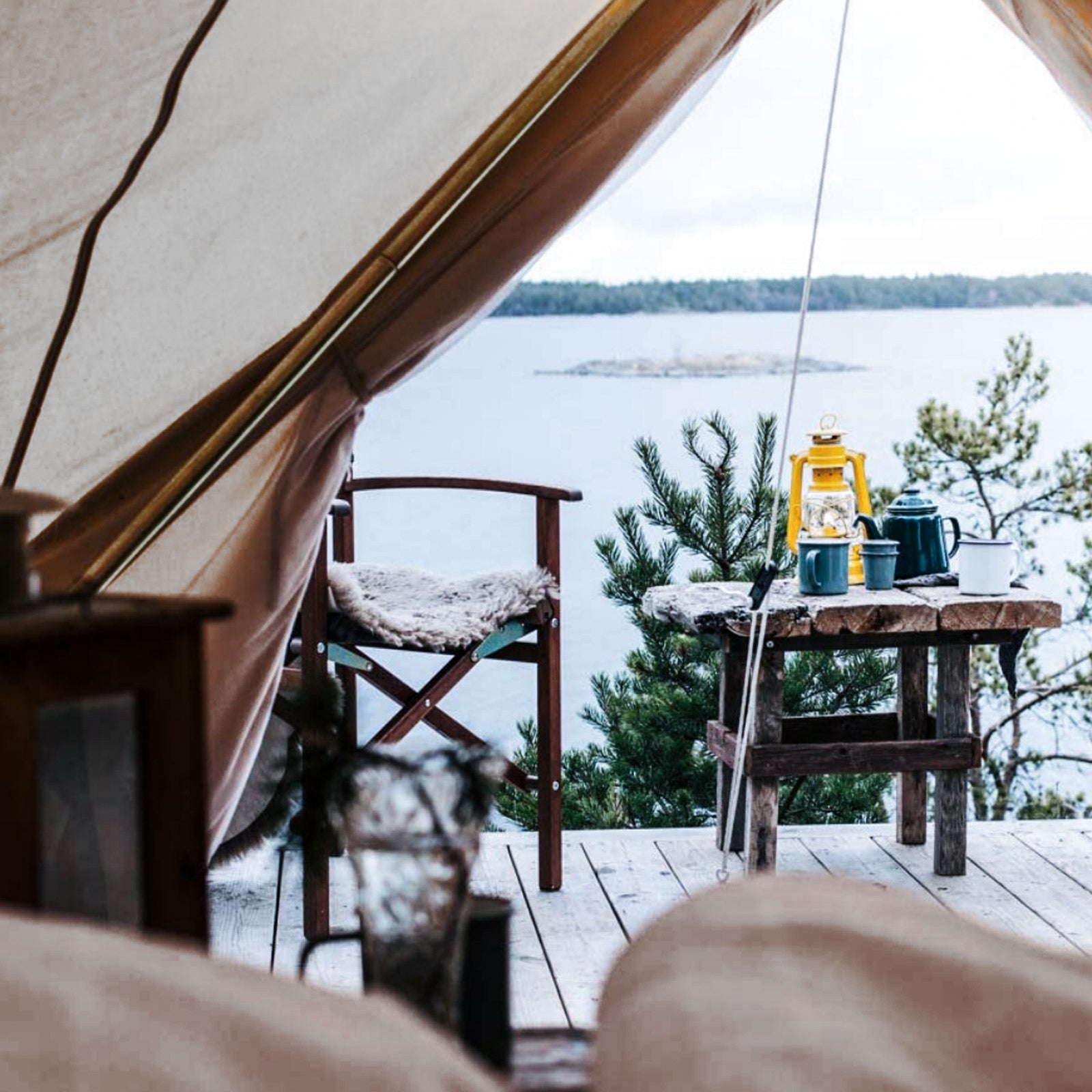 KINGCAMP Tipi Zelt Khan 400C Familien Camping 8Personen Zelt Tepee 100%Baumwolle