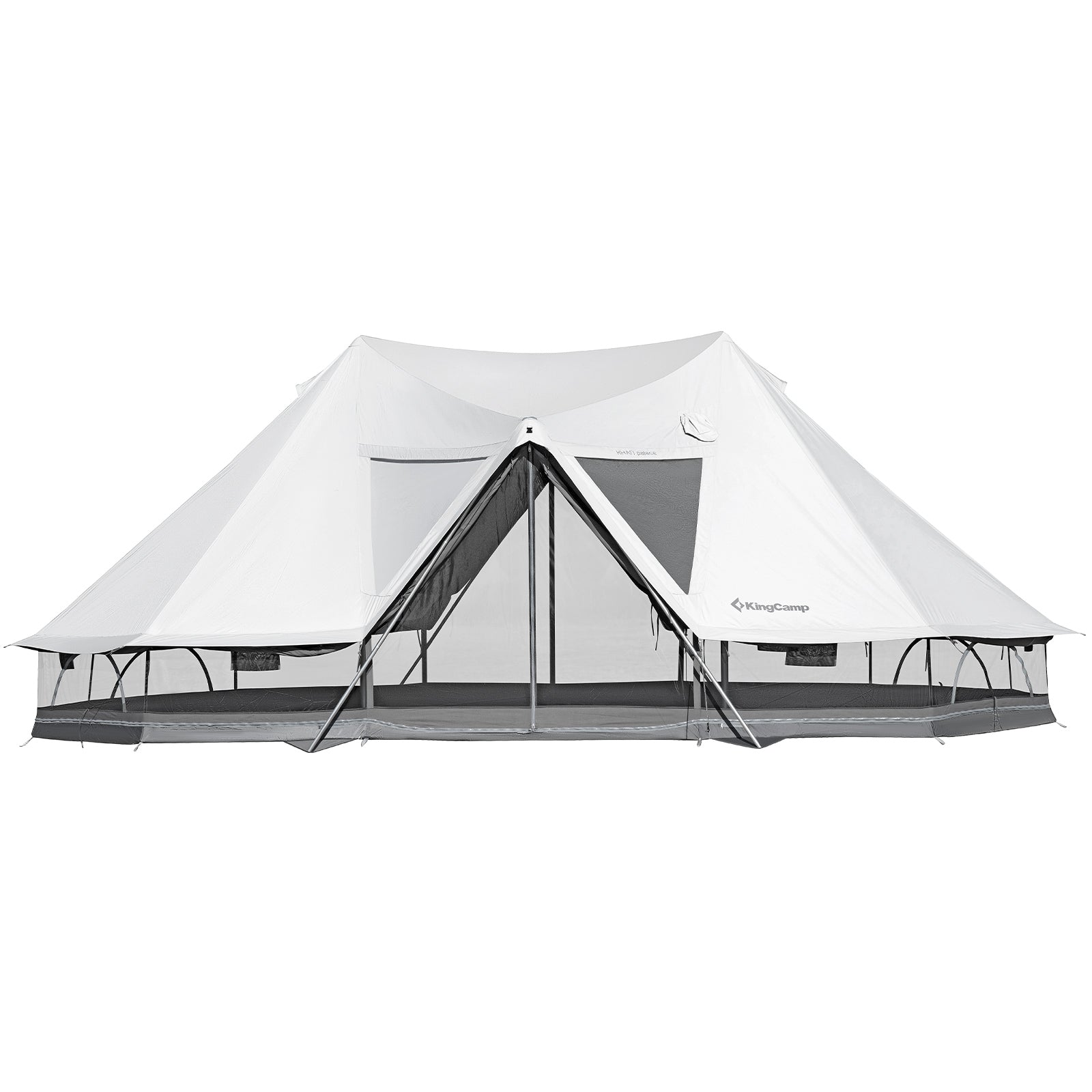 Tente de groupe KINGCAMP Khan Palace 8 personnes Tente de camping glamping en coton