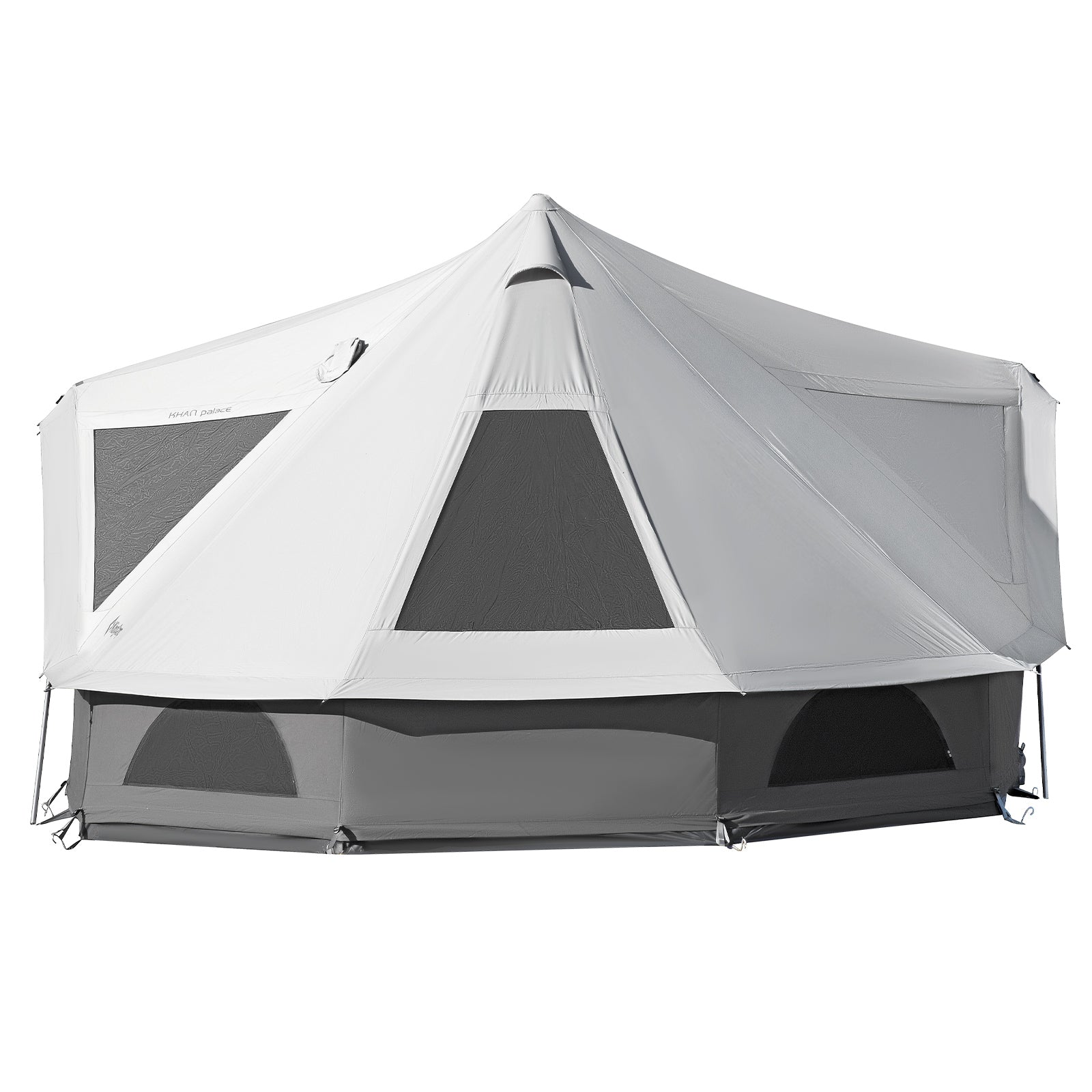 KINGCAMP Group Tent Khan Palace 8 Persons Glamping Camping Tent Cotton