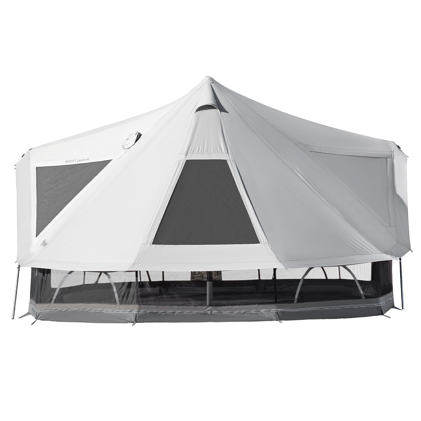 Tente de groupe KINGCAMP Khan Palace 8 personnes Tente de camping glamping en coton