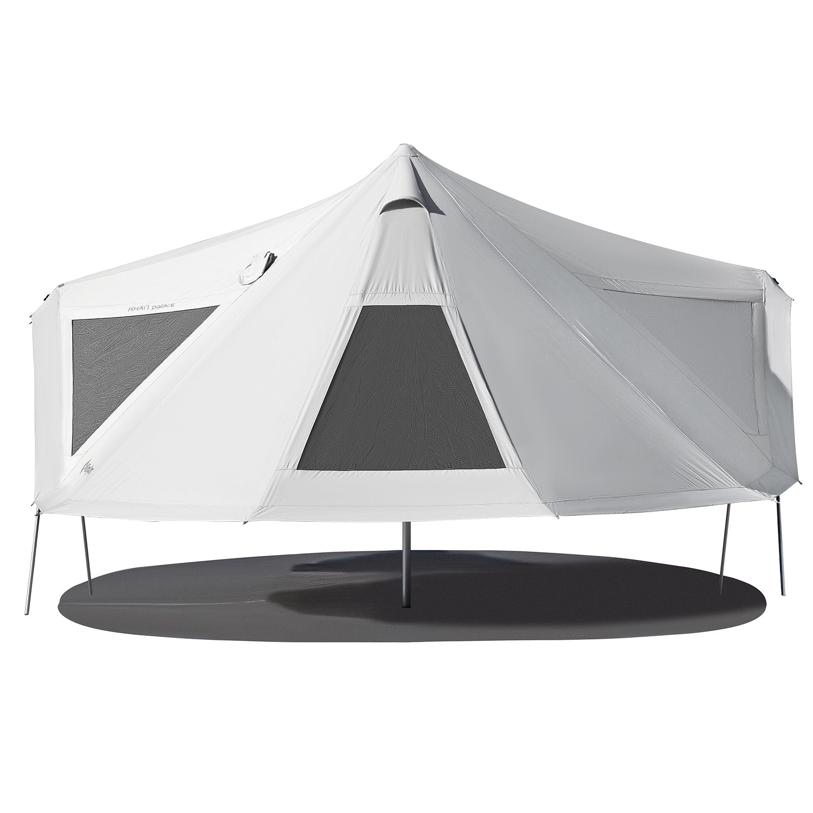 KINGCAMP Group Tent Khan Palace 8 Persons Glamping Camping Tent Cotton