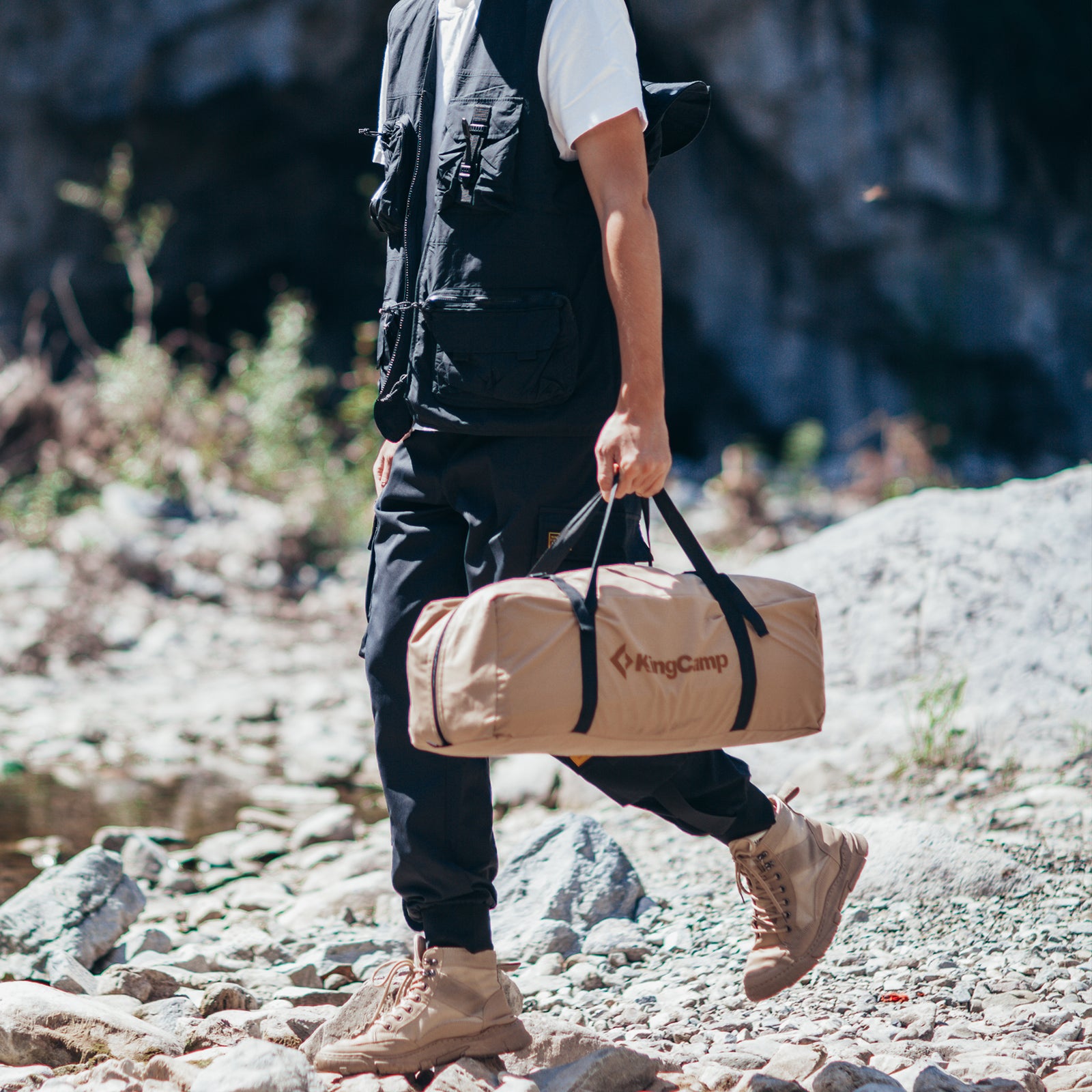 KINGCAMP Tipi Torino 2 Personen Trekking Tepee Haus Zelt Tippi Camping Baumwolle