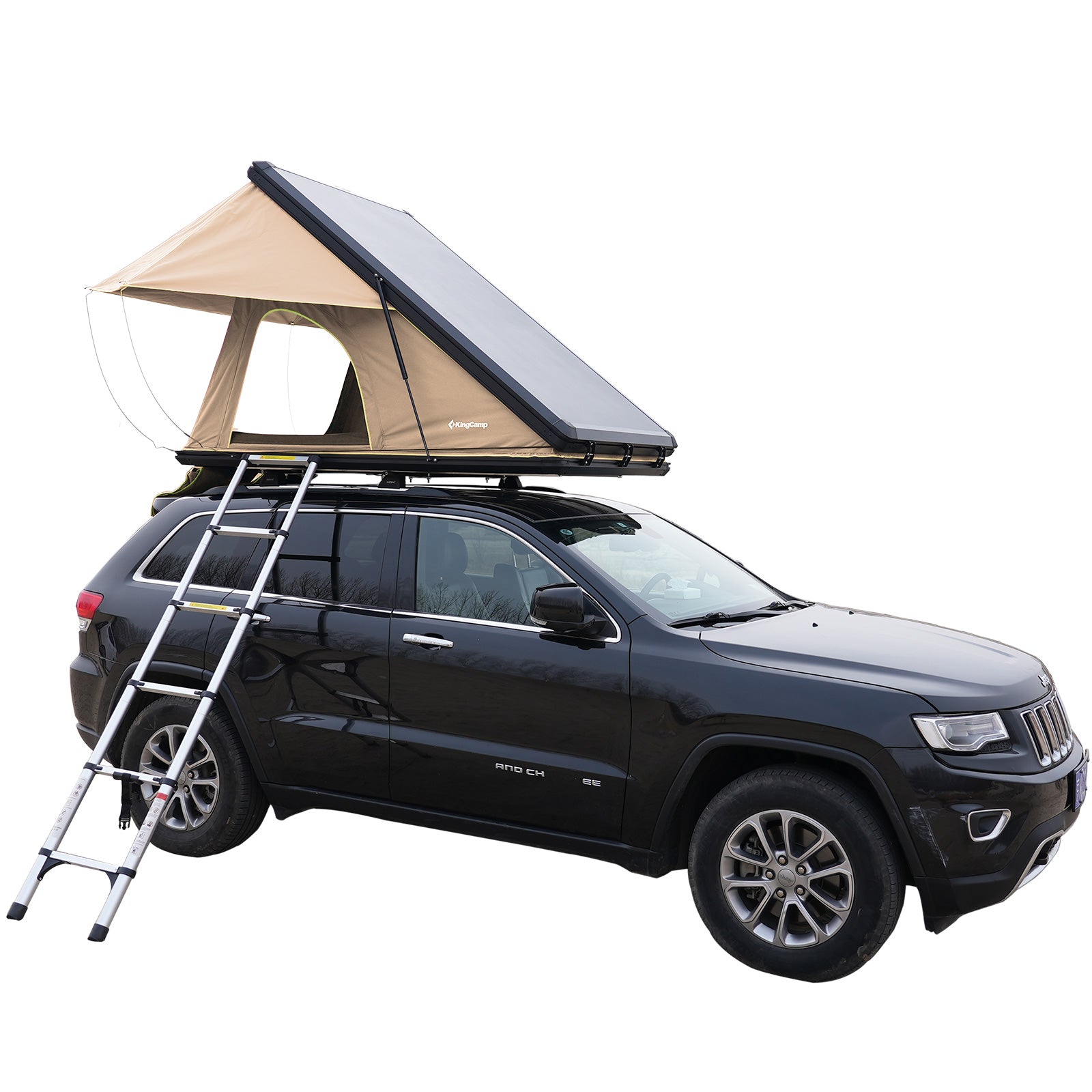 KINGCAMP Car Roof Tent Northway 2 Person Hard Shell Roof Tent Automatic Box