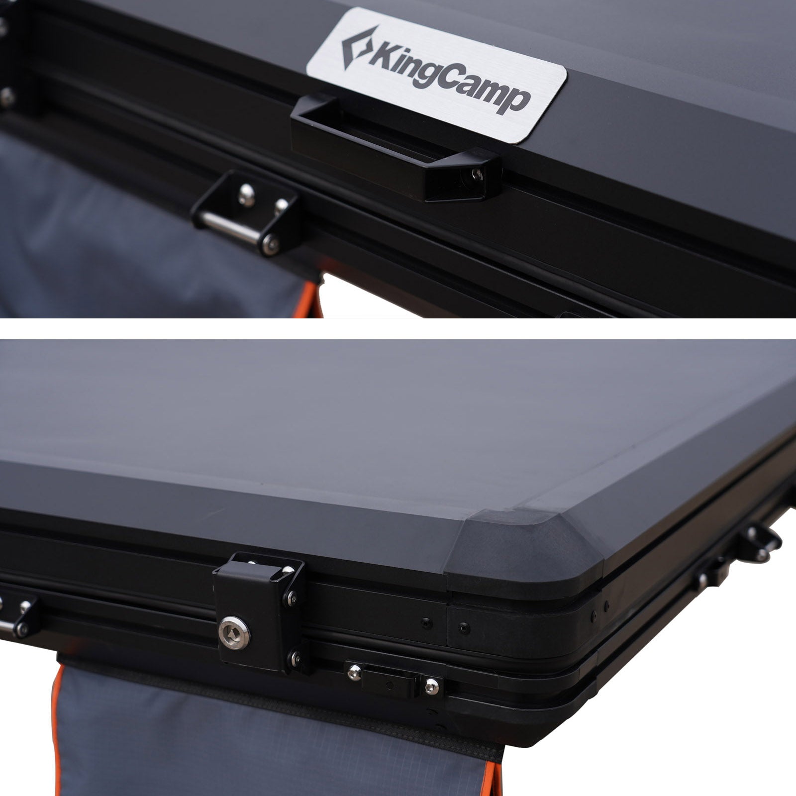 KINGCAMP Car Roof Tent Northway 2 Person Hard Shell Roof Tent Automatic Box