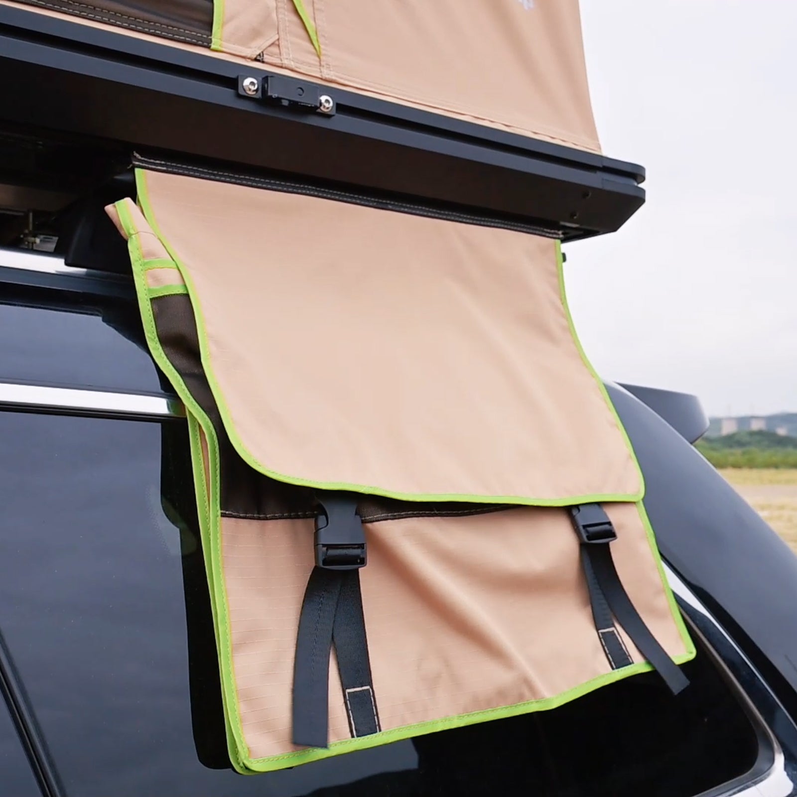 KINGCAMP Auto Dachzelt Boundless 2 Personen Hartschale Dach Zelt Automatik Box