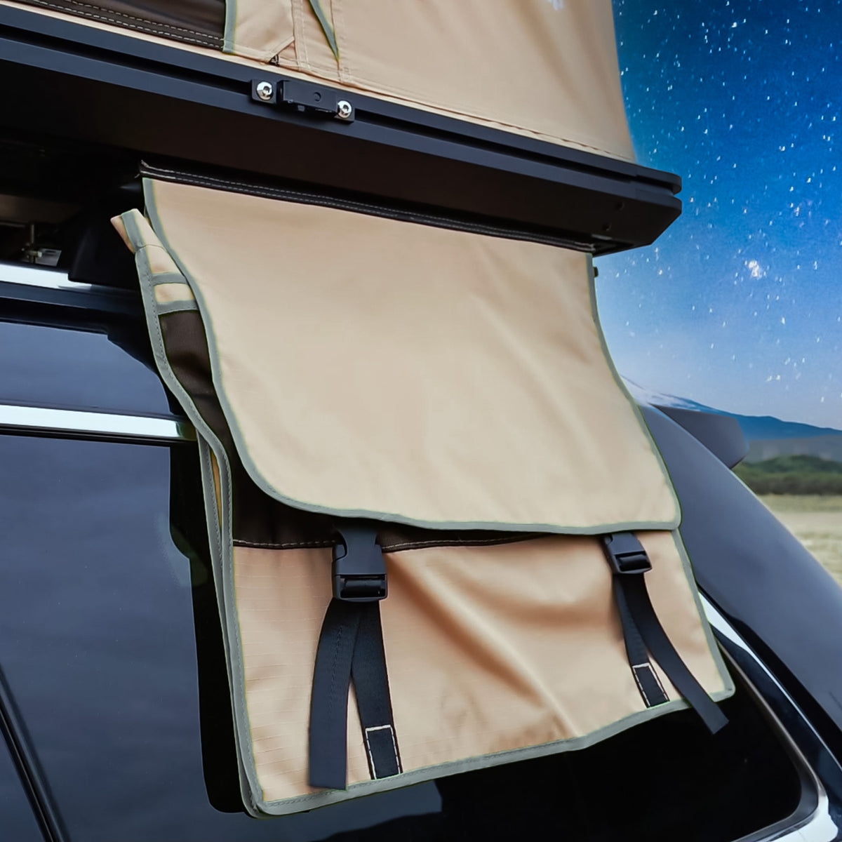 KINGCAMP autodaktent Boundless 2-persoons hardschalige daktent met automatische opening