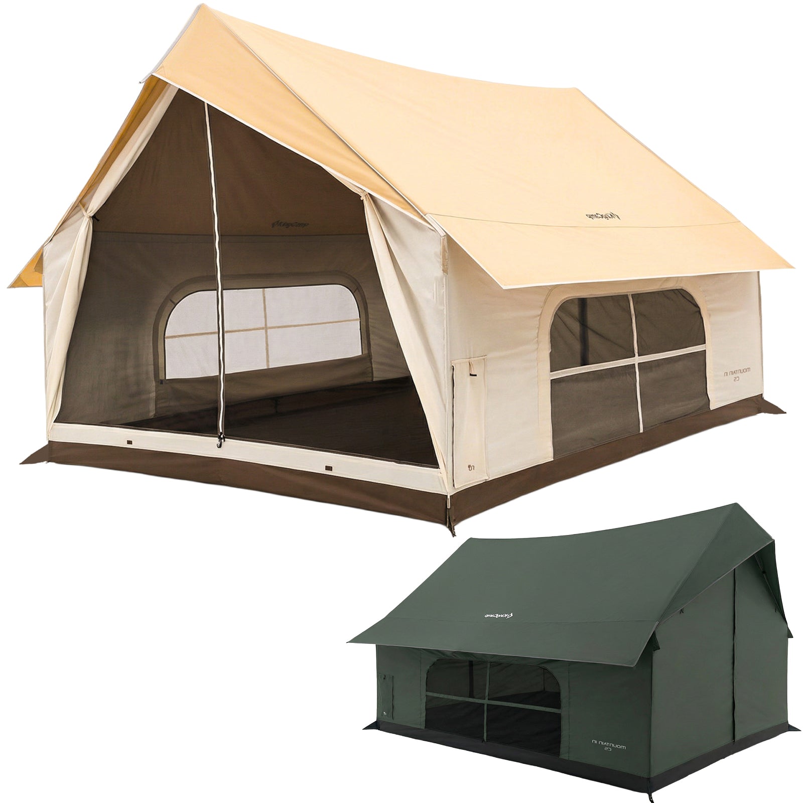 KINGCAMP Hauszelt Pinehouse III Familienzelt 5 Personen Campingzelt Ba