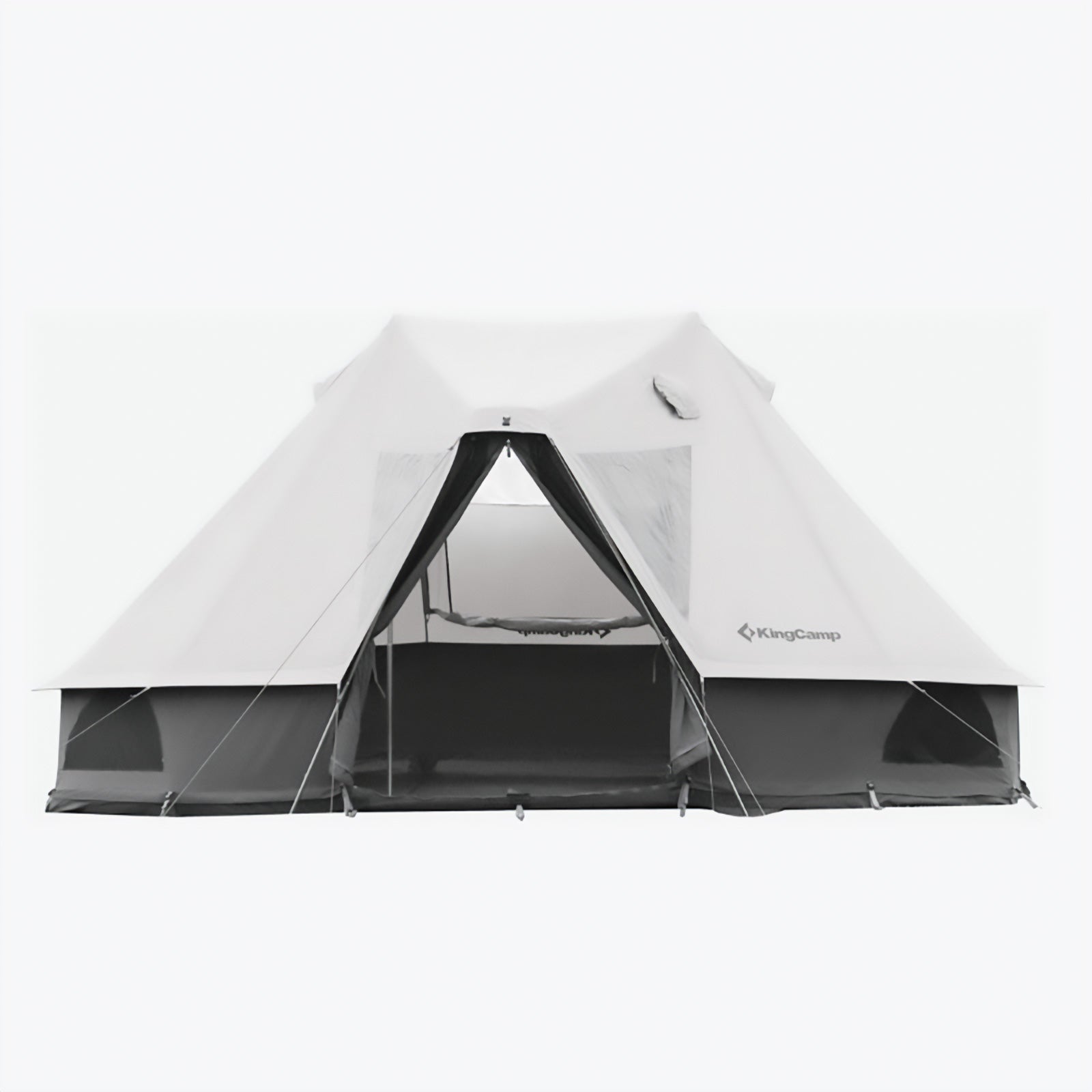 Tente de camping en coton KINGCAMP Khan Villa Pavilion Tente familiale en coton