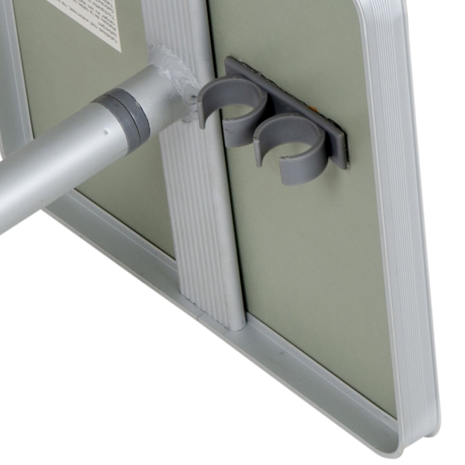 BO-CAMP Mini-kampeertafel van aluminium – Bijzettafel, vis-tafel, bivvy-kruk – 3 hoogtes
