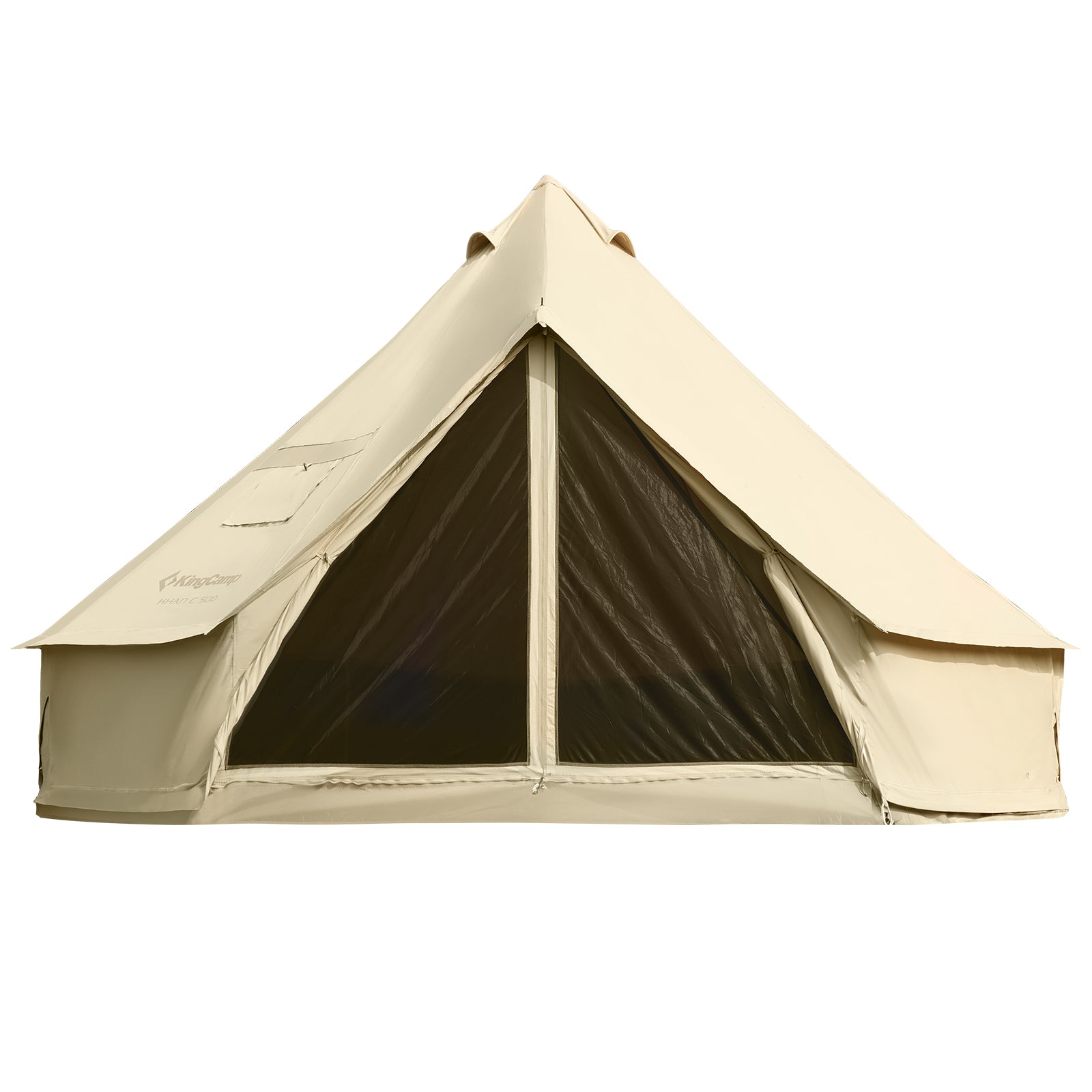 KINGCAMP Tipi-tent Khan X 500 Familietent Kloktent 8-persoons tent Katoen