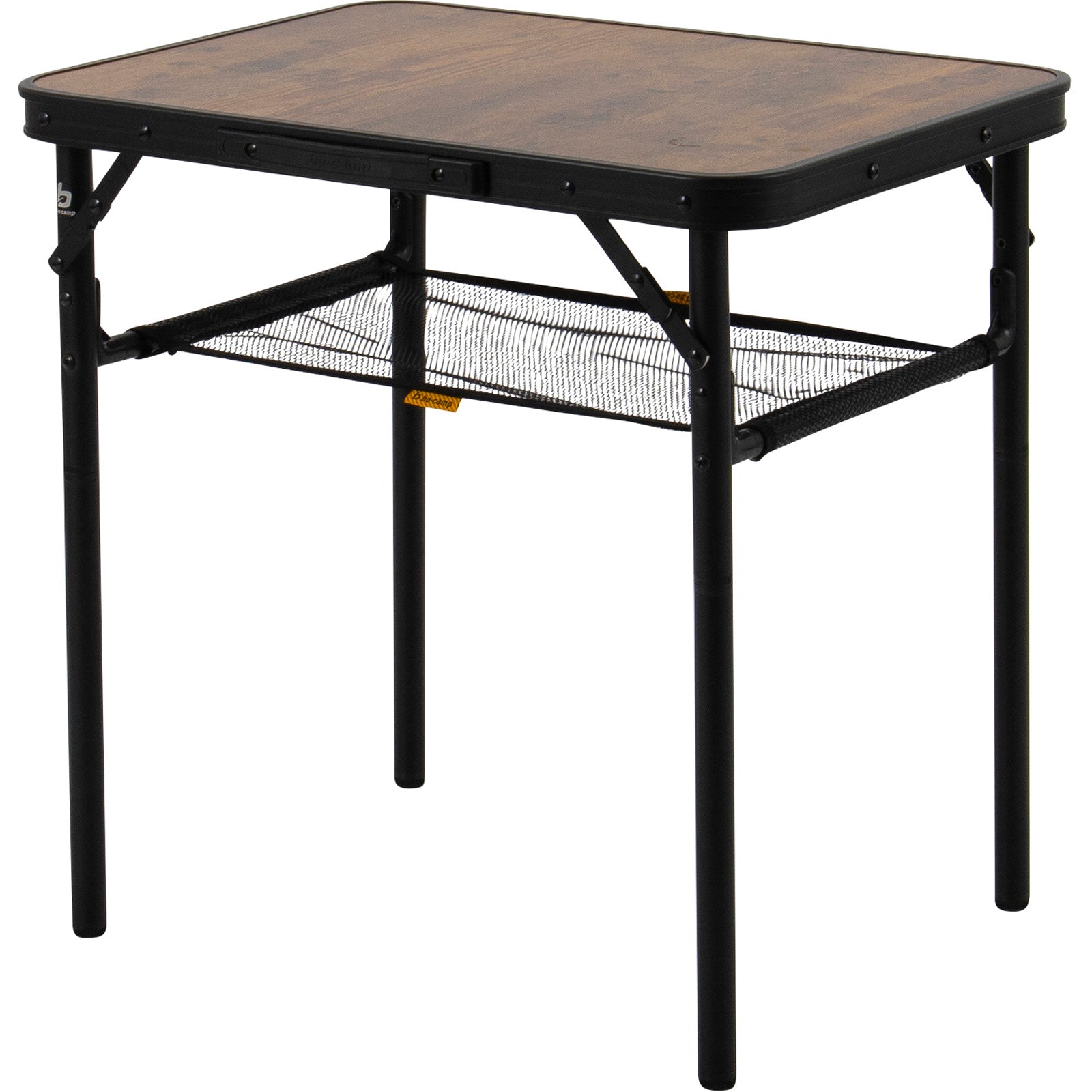 BO-CAMP Camping Table Woodbine Folding Table Side Table Adjustable Lightweight Wood