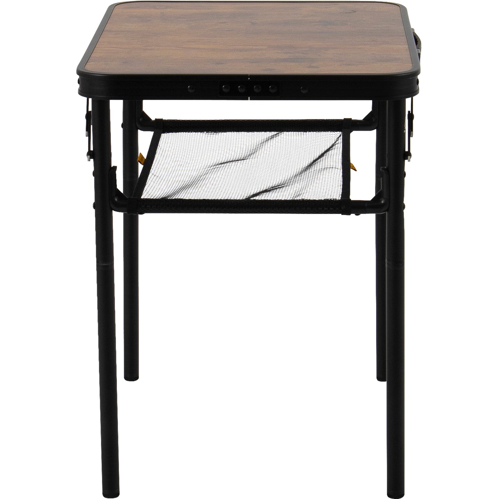 BO-CAMP Kampeertafel Woodbine Klaptafel Bijzettafel Verstelbaar Lichtgewicht Hout