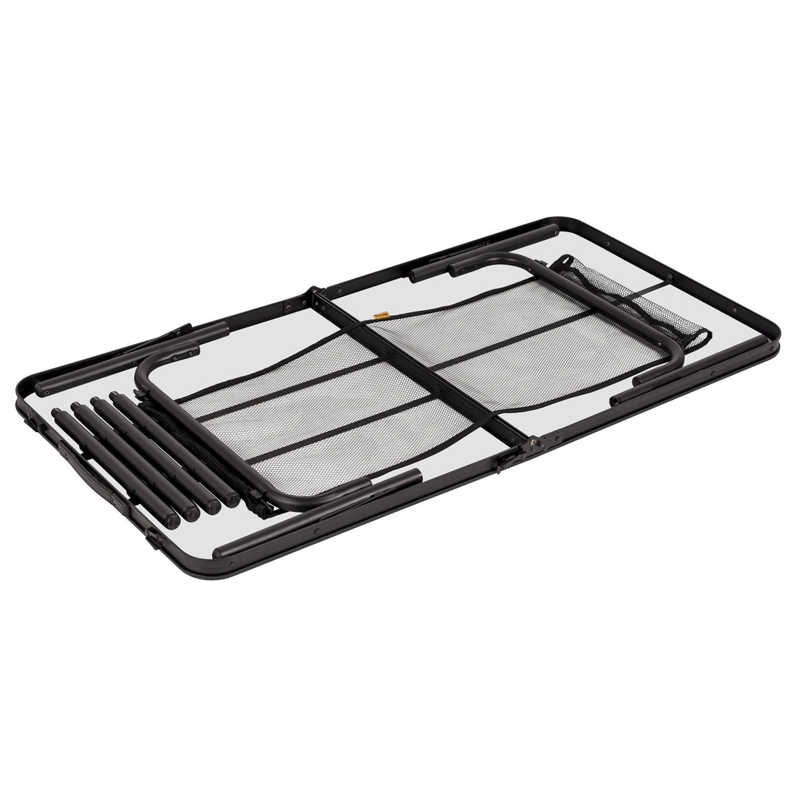BO-CAMP Campingkoffertafel Greene Klaptafel Opvouwbare tafel Aluminium 2 hoogtes