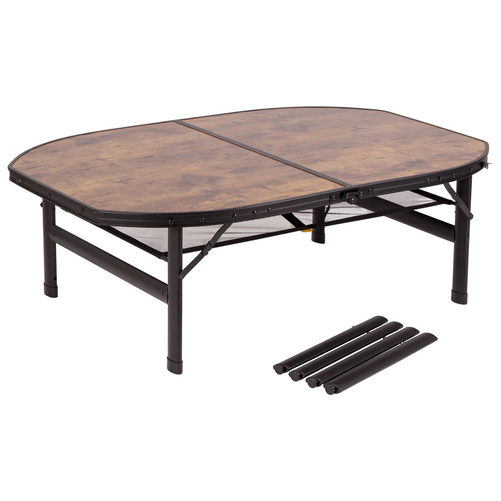 BO-CAMP Camping Suitcase Table Melrose Folding Table Folding Table Foldable Aluminum 2 Heights