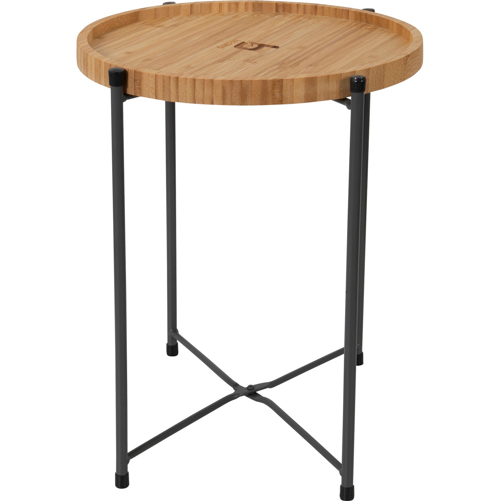 BO-CAMP camping table side table Carnaby M tray BBQ folding table bamboo wood