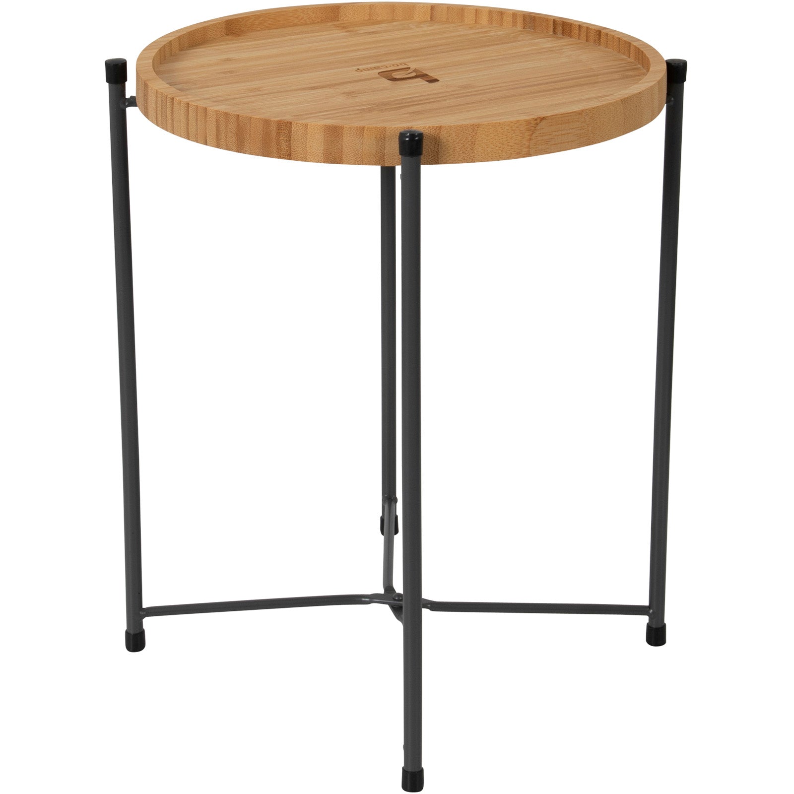 BO-CAMP Campingtisch Beistelltisch Carnaby M Tablett BBQ Klapptisch Bambus Holz