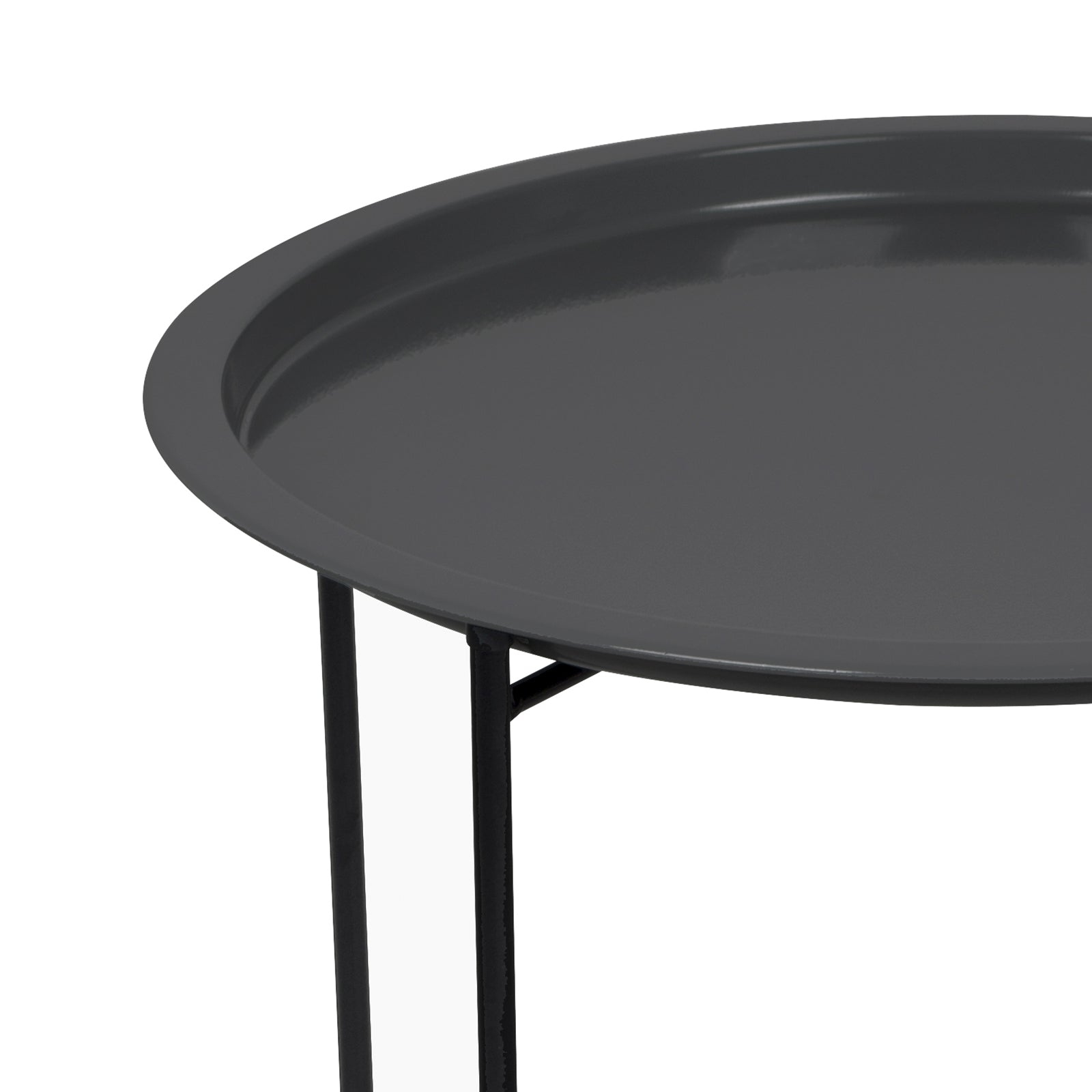 BO-CAMP Side Table Harlem Tray Camping Garden Folding Table Grill BBQ 46x50