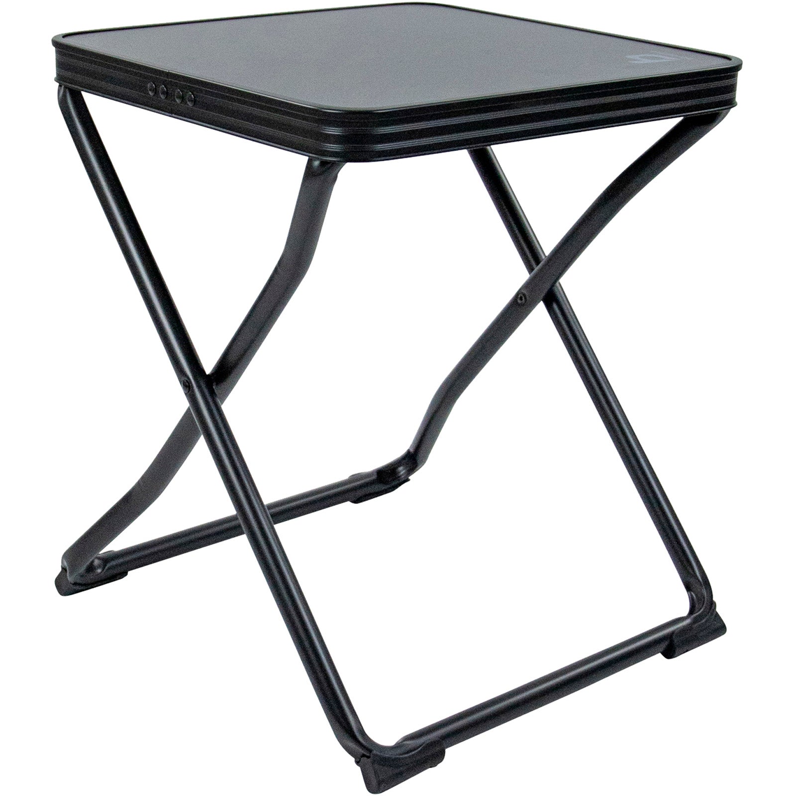 BO-CAMP Campinghocker Beistelltisch 3D Klapphocker Tischplatte Falthocker 80 kg