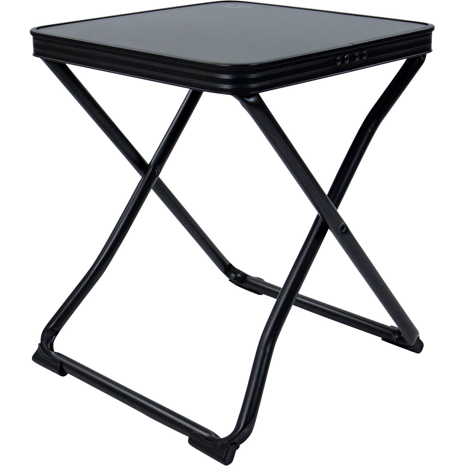 BO-CAMP Campinghocker Beistelltisch 3D Klapphocker Tischplatte Falthocker 80 kg