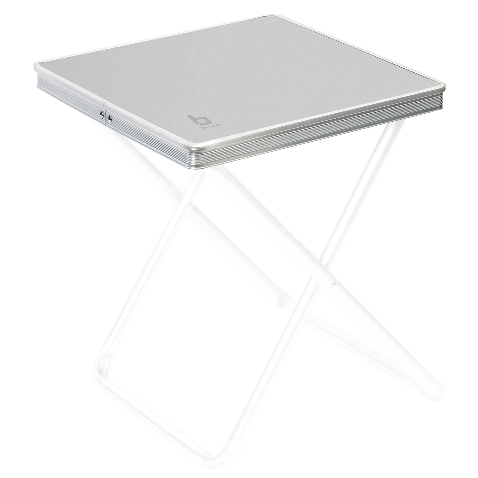 BO-CAMP plateau de table en aluminium tabouret pliant plateau siège de pêcheur pliant coussin de camping
