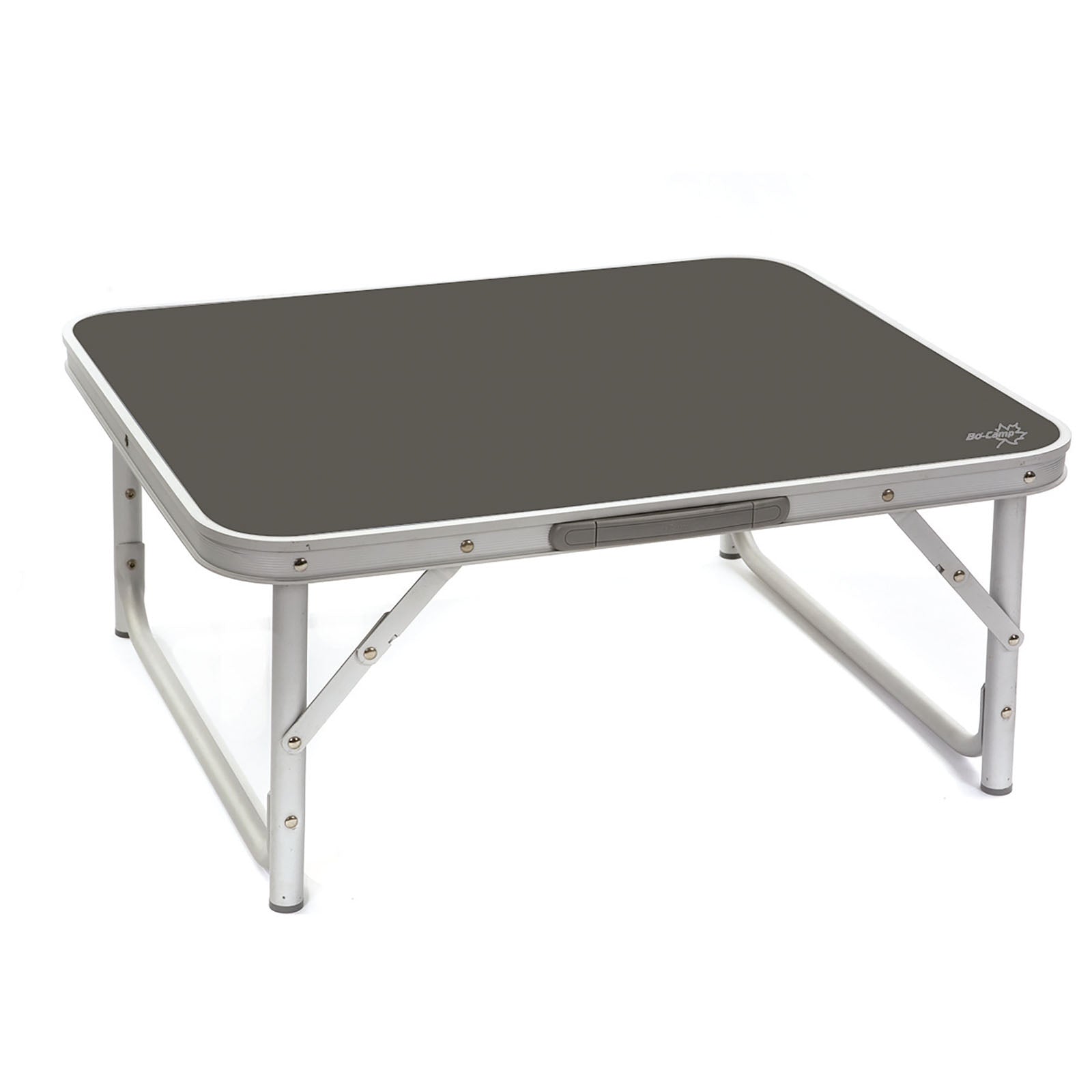 BO-CAMP Table de camping pliante en aluminium 2 hauteurs