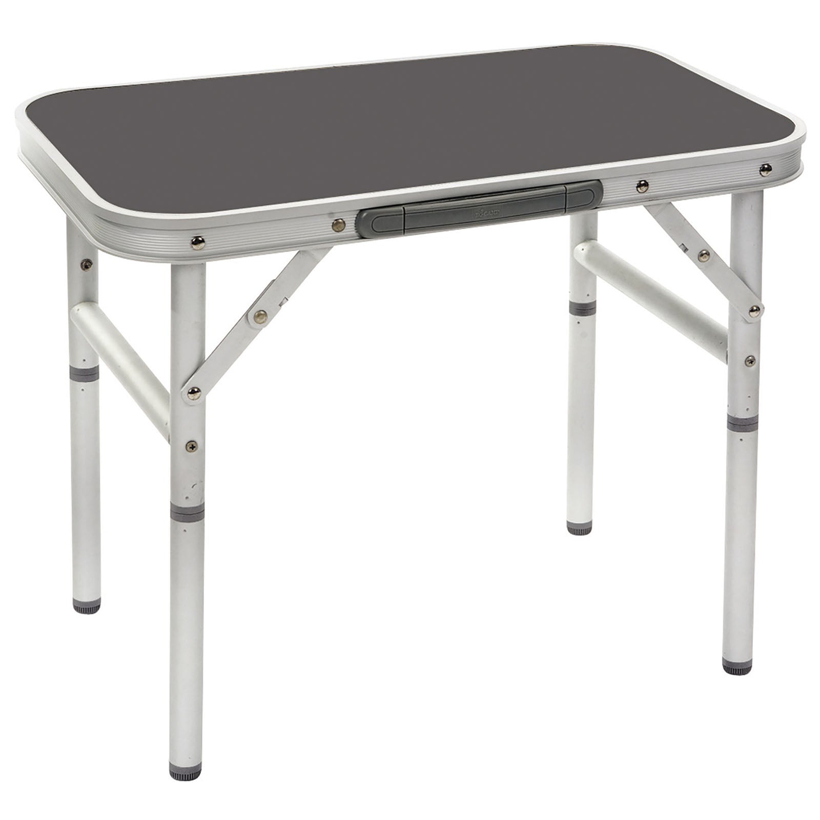 BO-CAMP Alu Mini Camping Table Side Table Folding Table Suitcase Table Garden 2 Heights