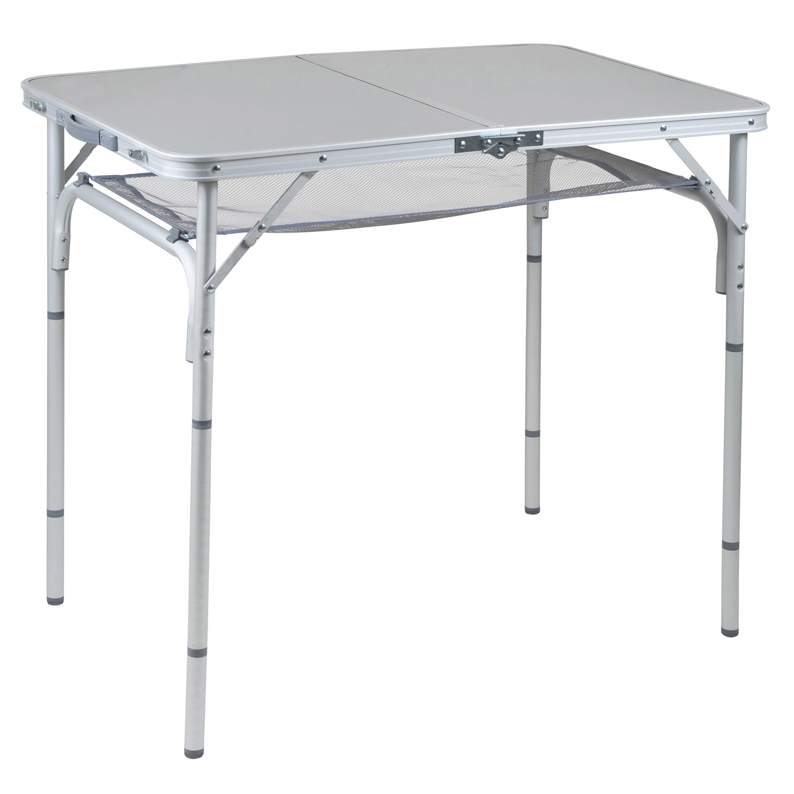BO-CAMP Table de camping en alu Premium Table pliante Table de jardin 4 hauteurs