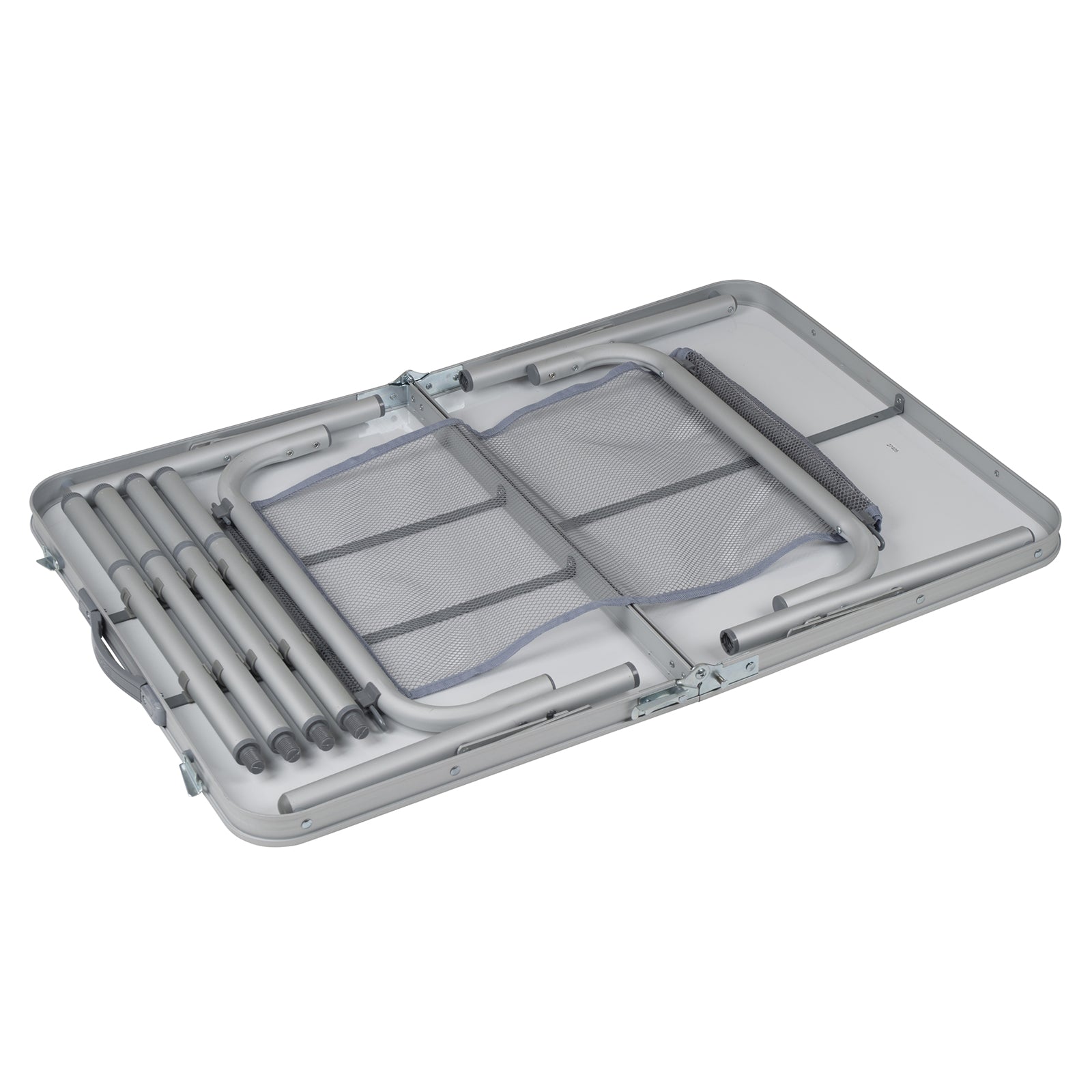 BO-CAMP table de camping en aluminium table pliante premium table valise table pliante table de jardin 4 hauteurs