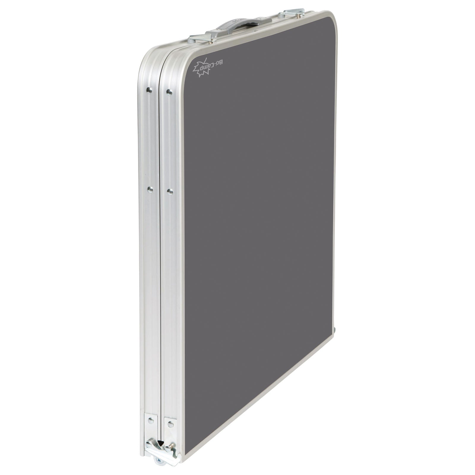BO-CAMP Table de camping pliante en aluminium 2 hauteurs