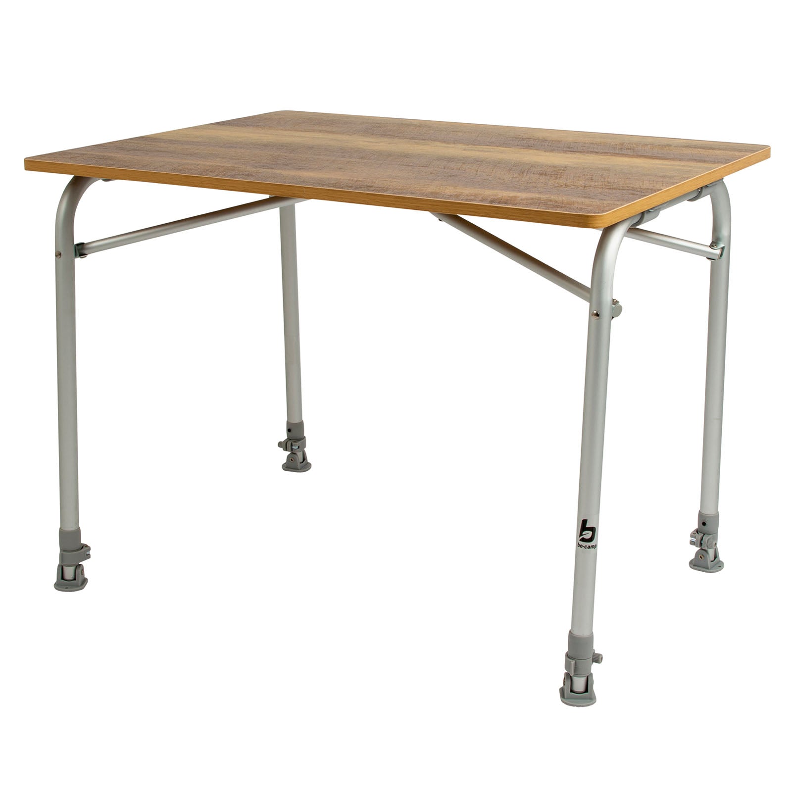 BO-CAMP Folding Table Camping Garden Folding Table Foldable Height Adjustable 59-72 cm