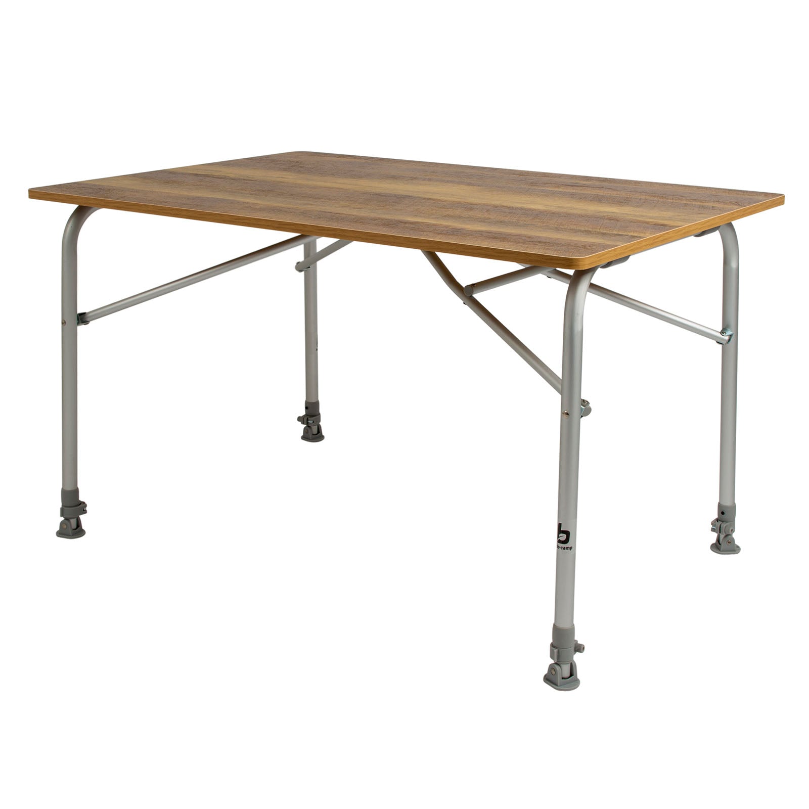 BO-CAMP Table pliante XL Camping Jardin Table pliante Pliable Réglable en hauteur 59-72