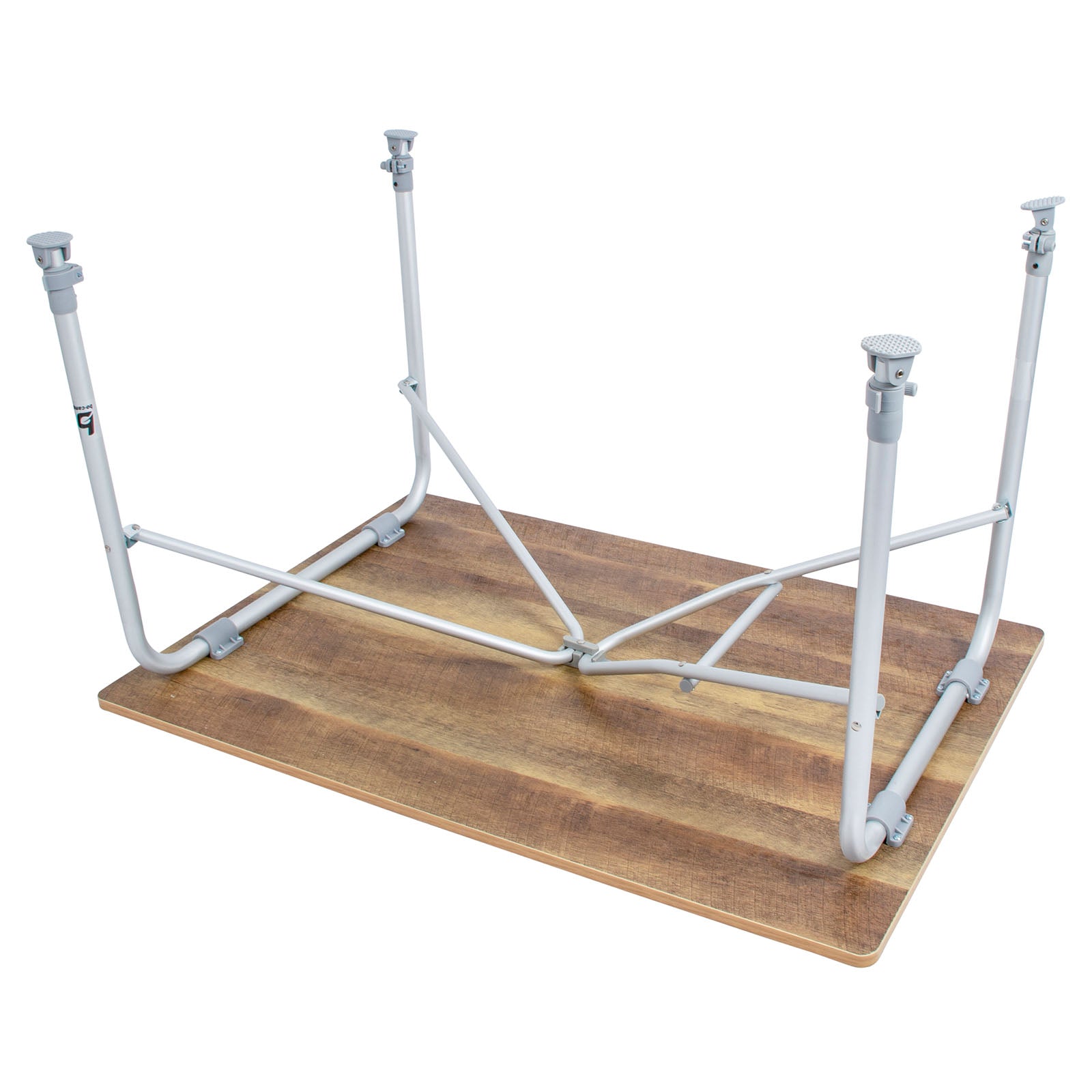 Table pliante BO-CAMP XL, table de camping pliante de jardin, hauteur réglable 59-72