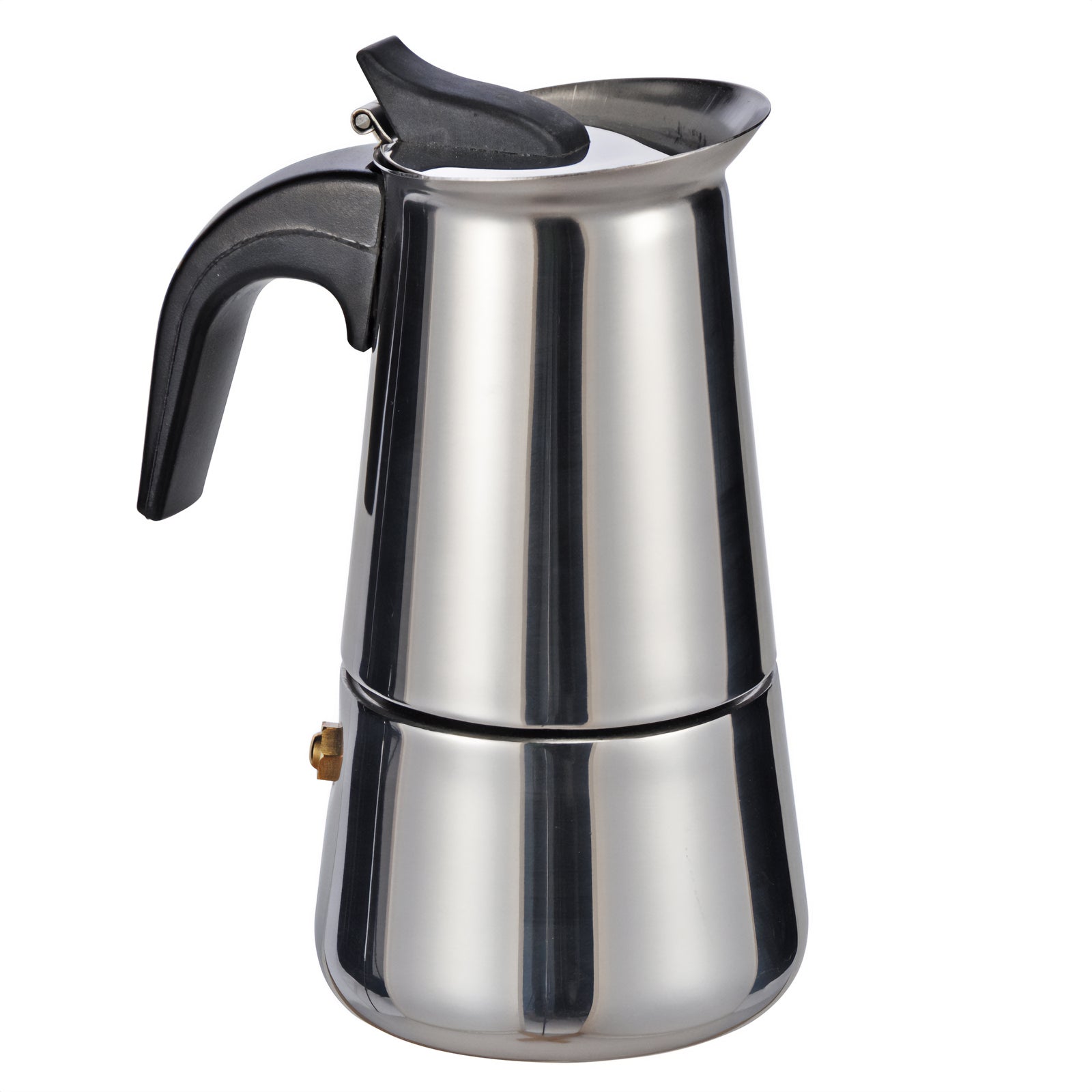 Machine à expresso HI, cafetière expresso, cafetière expresso, camping, 2 tasses, acier inoxydable