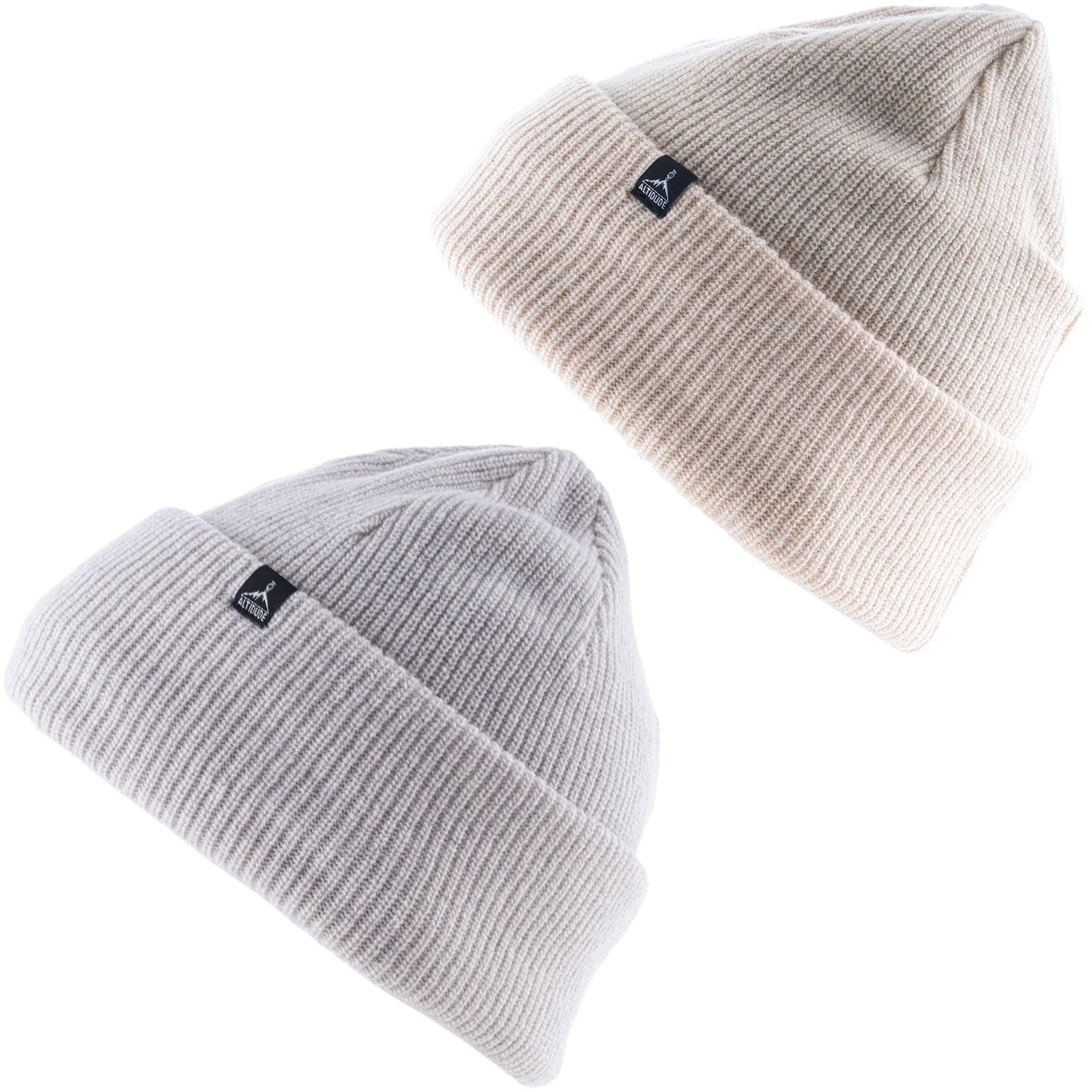 ALTIDUDE Winter Hat Hermit Rip Chunky Knit Hat Unisex Beanie Merino Wool