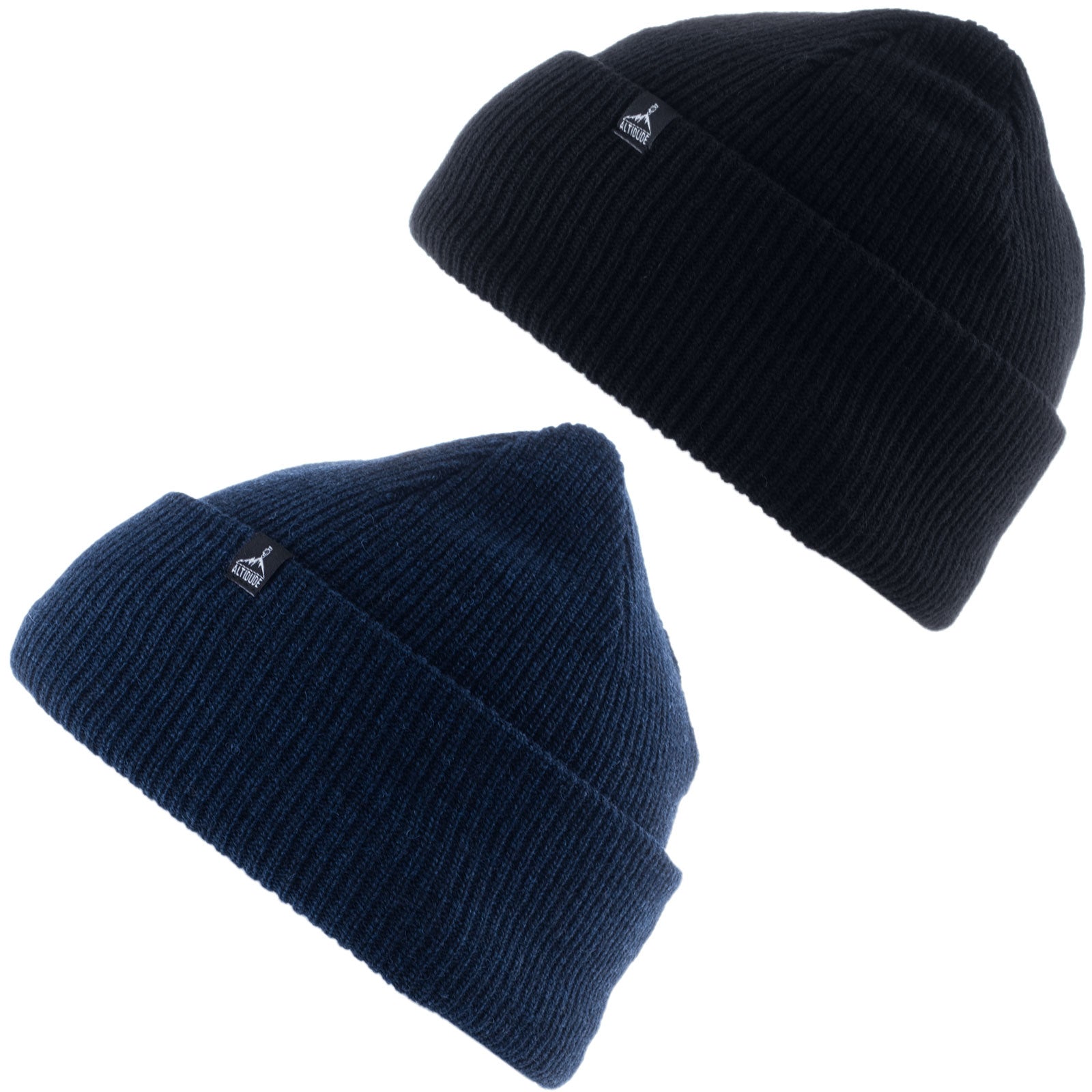 ALTIDUDE Winter Hat Hermit Rip Chunky Knit Hat Unisex Beanie Merino Wool