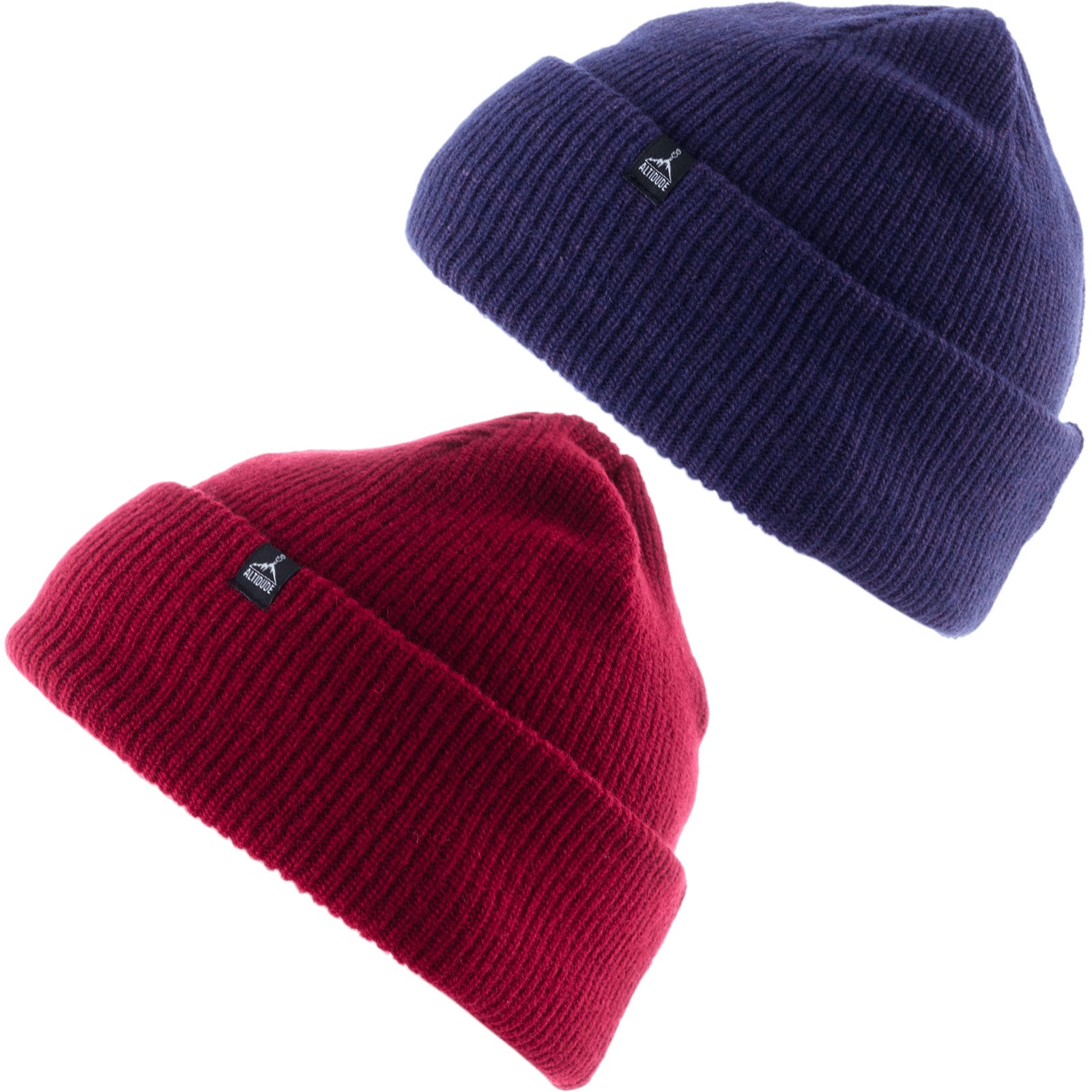 ALTIDUDE Winter Hat Hermit Rip Chunky Knit Hat Unisex Beanie Merino Wool