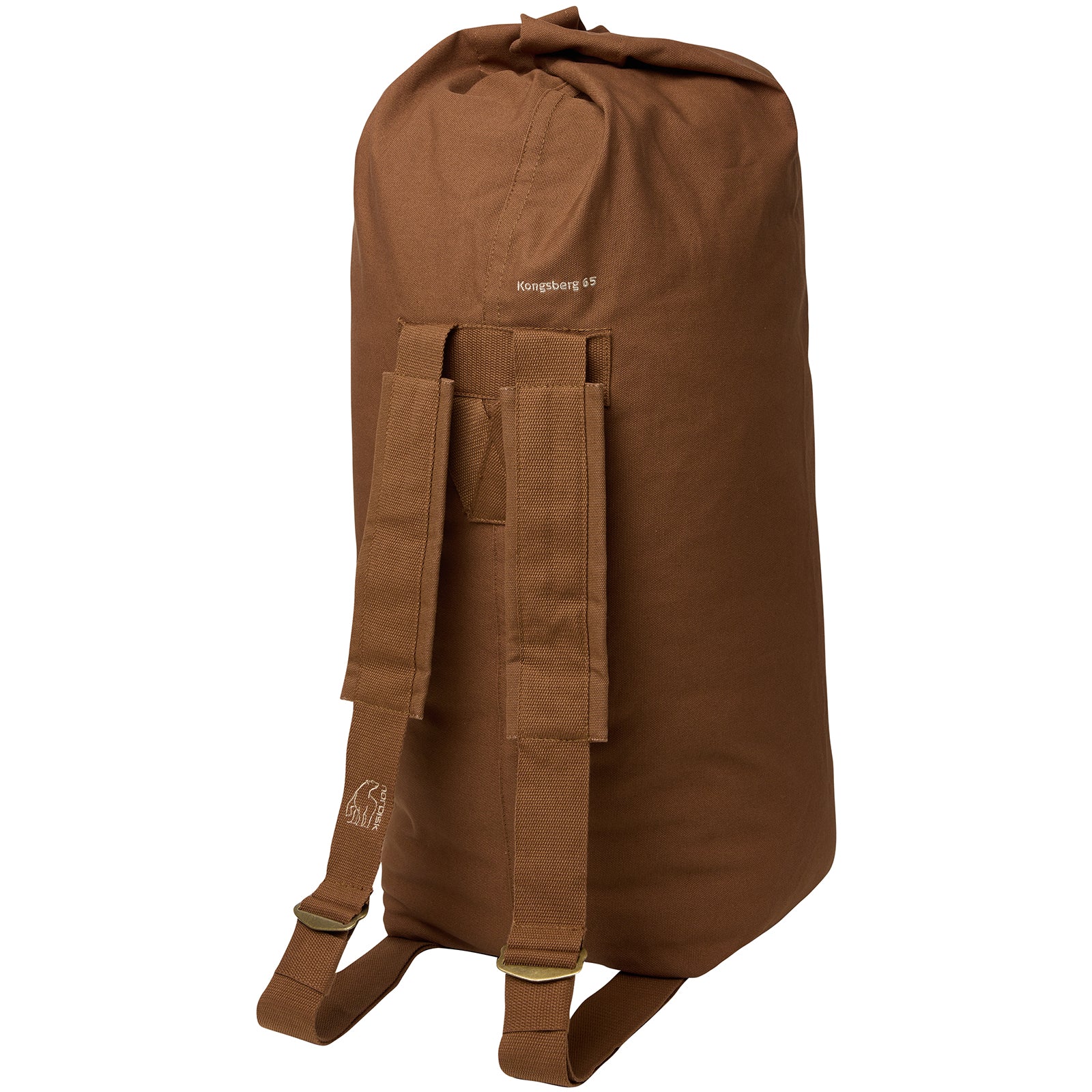 NORDISK Duffle Bag Kongsberg 65 Duffel Bag Double Strap Travel Backpack Canvas