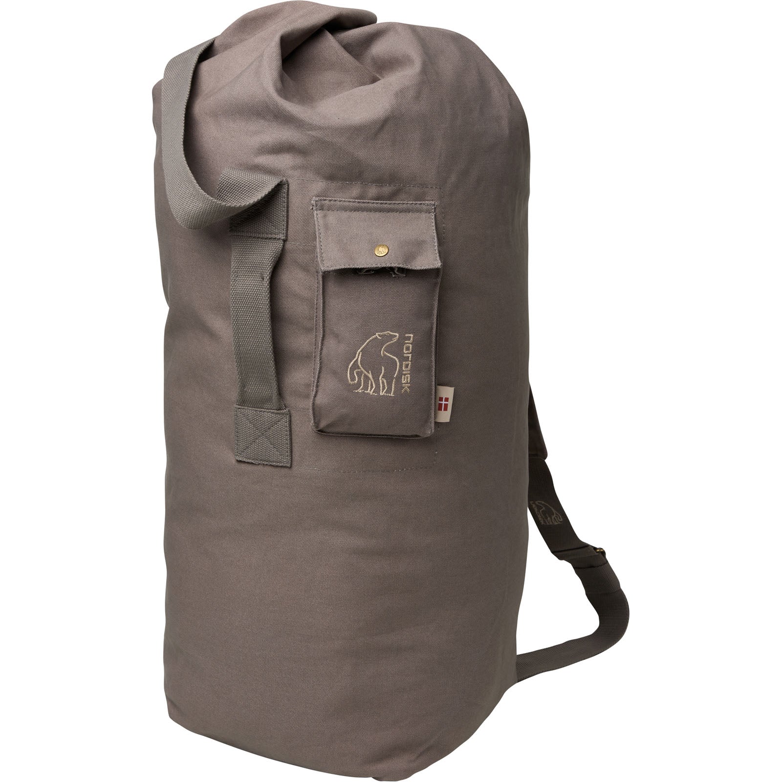 NORDISK Duffle Bag Kongsberg 65 Duffel Bag Double Strap Travel Backpack Canvas