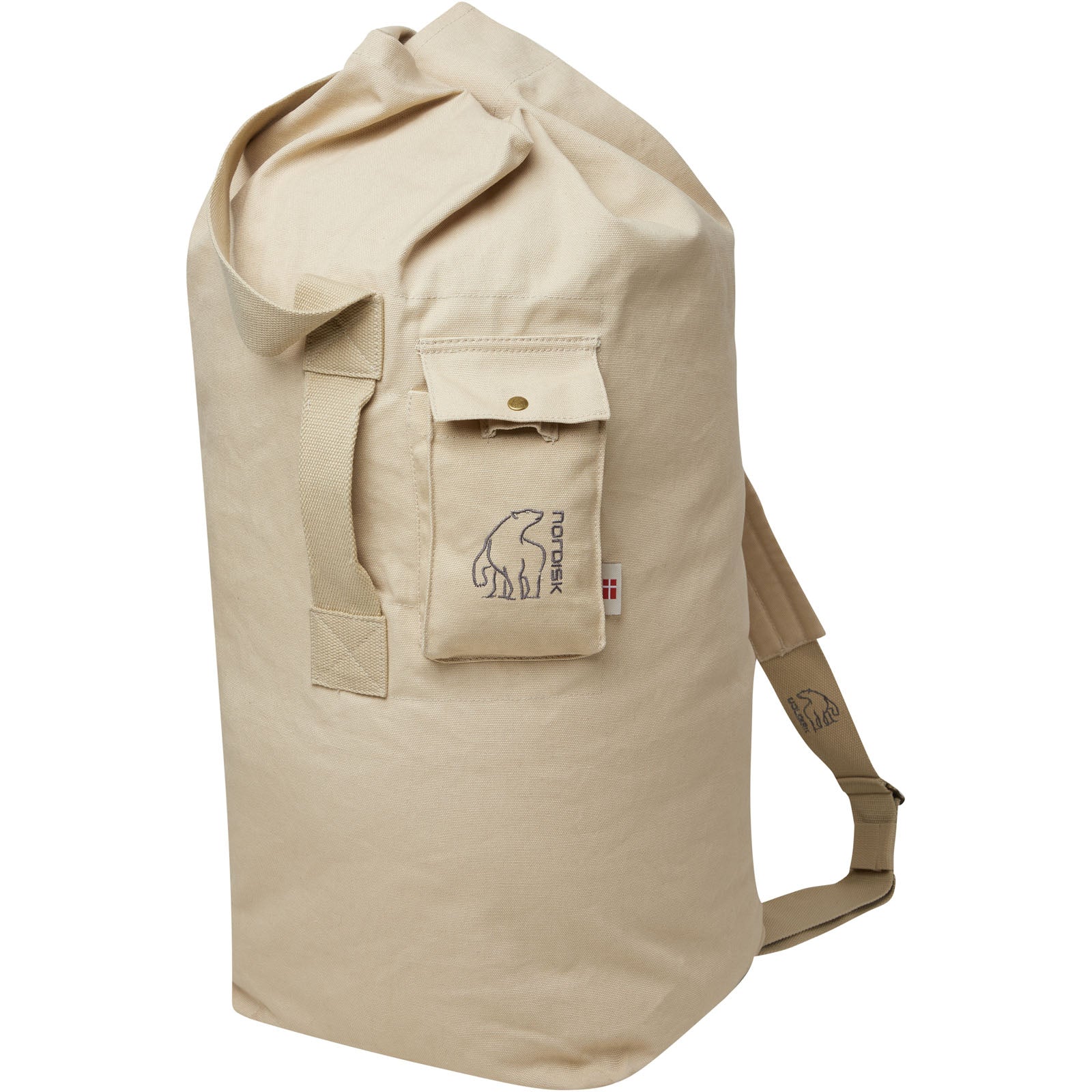 NORDISK Duffle Bag Kongsberg 65 Duffel Bag Double Strap Travel Backpack Canvas