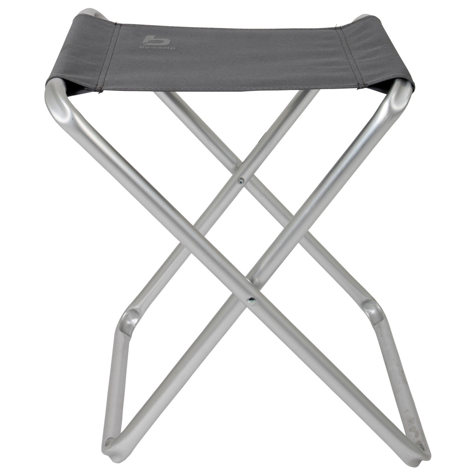 BO-CAMP Mini tabouret de camping en aluminium, tabouret pliant, tabouret de pêche, siège pliant, tabouret pliable