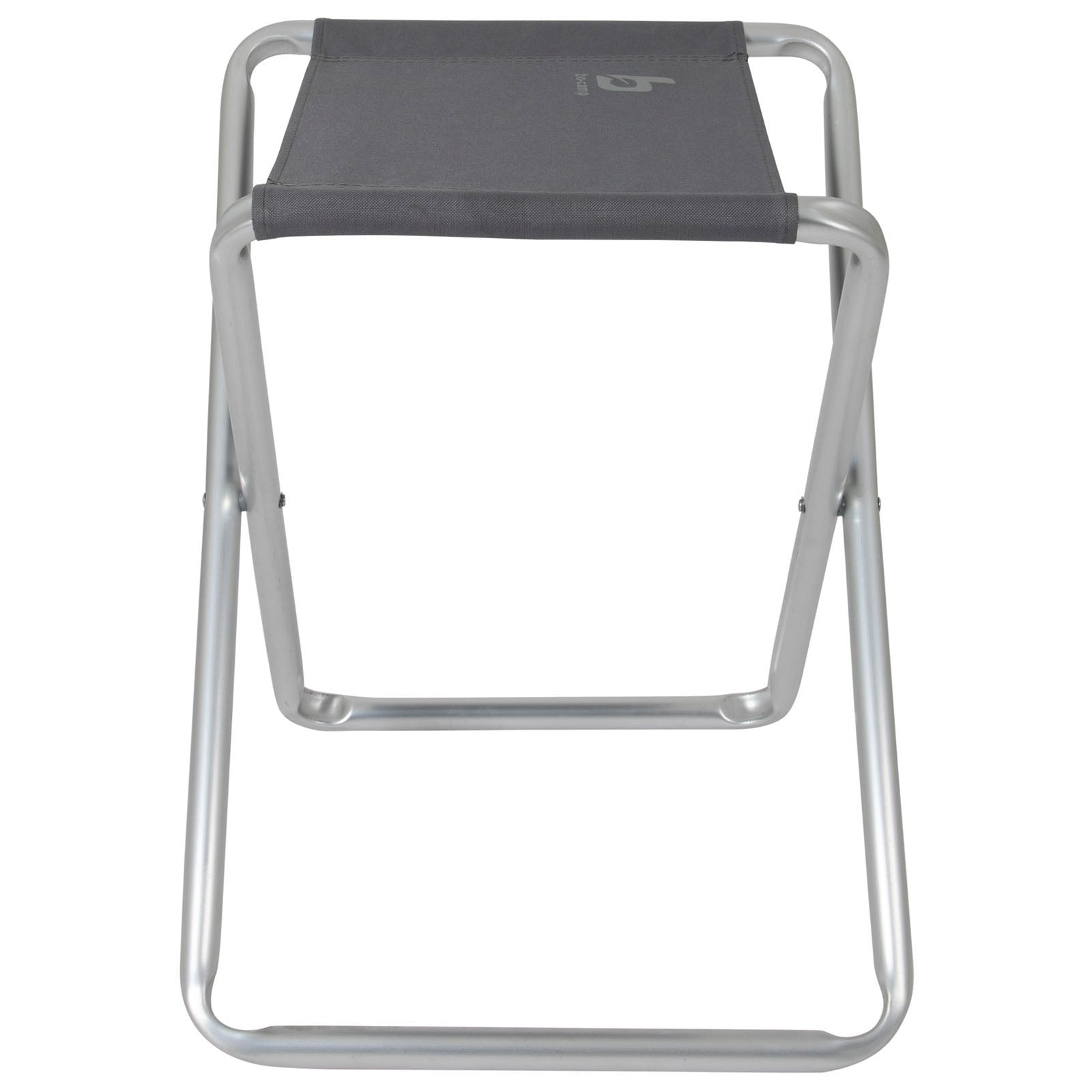 BO-CAMP Mini tabouret de camping en aluminium, tabouret pliant, tabouret de pêche, siège pliant, tabouret pliable