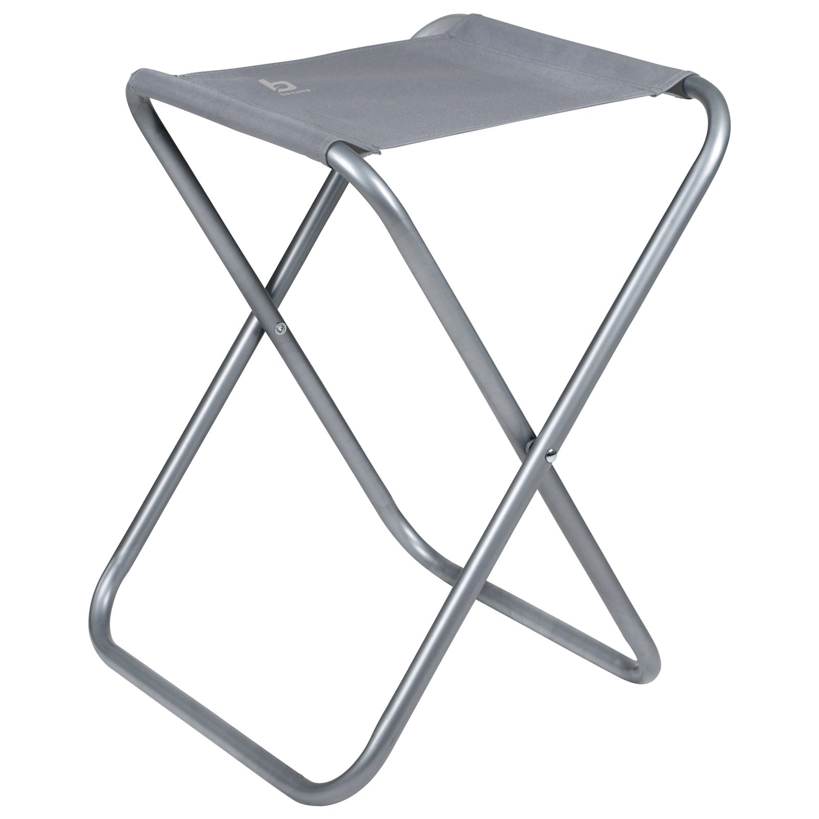 BO-CAMP Mini tabouret pliant de camping, tabouret pliant pour la pêche, siège, repose-pieds, en acier