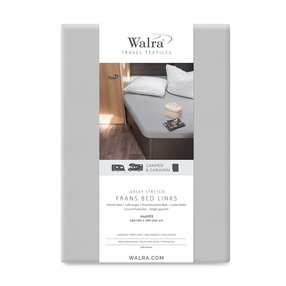 Drap housse Jersey Multifit pour lits français. Gauche